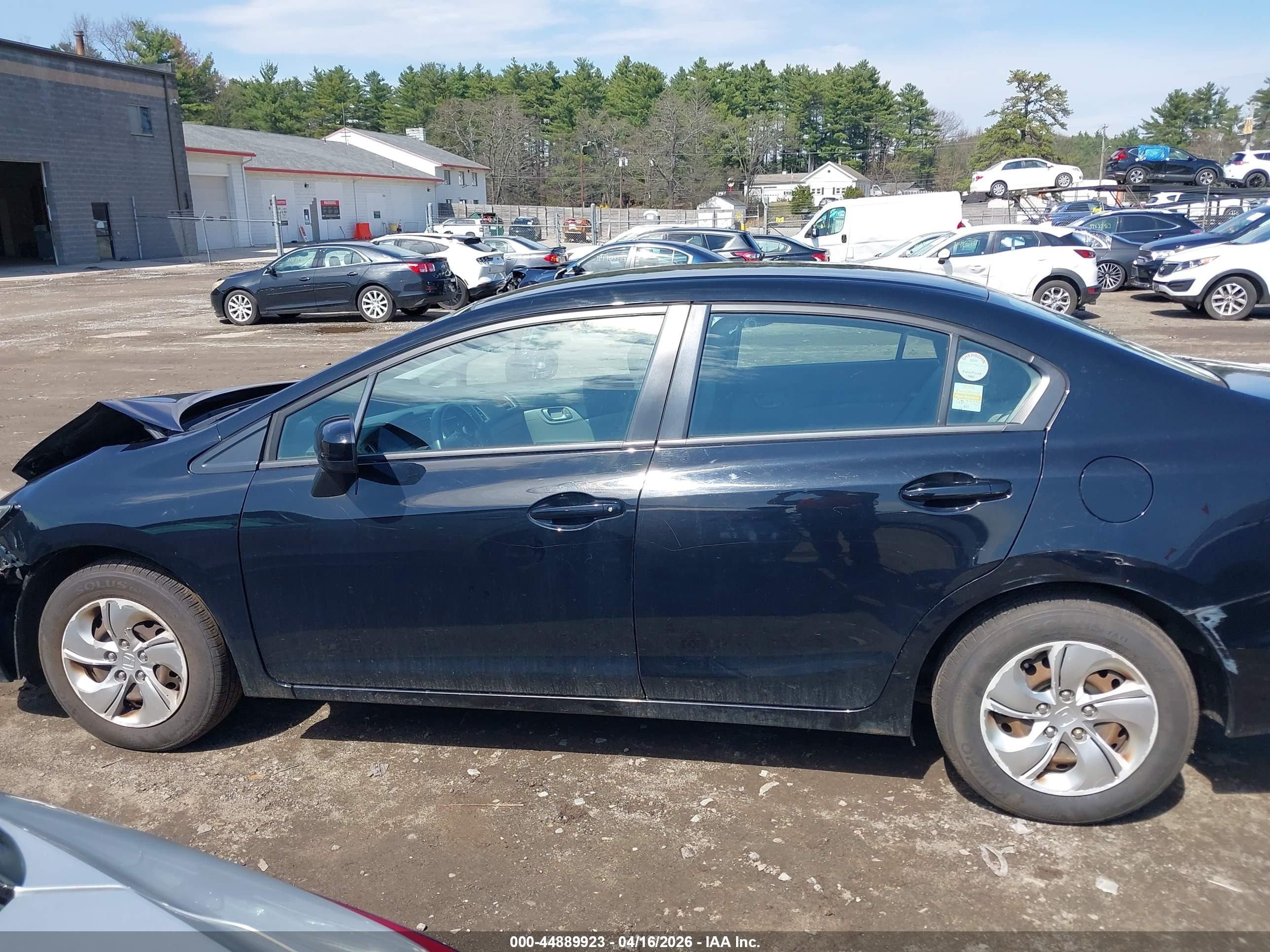 2014 Honda Civic Lx Black vin: 19XFB2F58EE225414