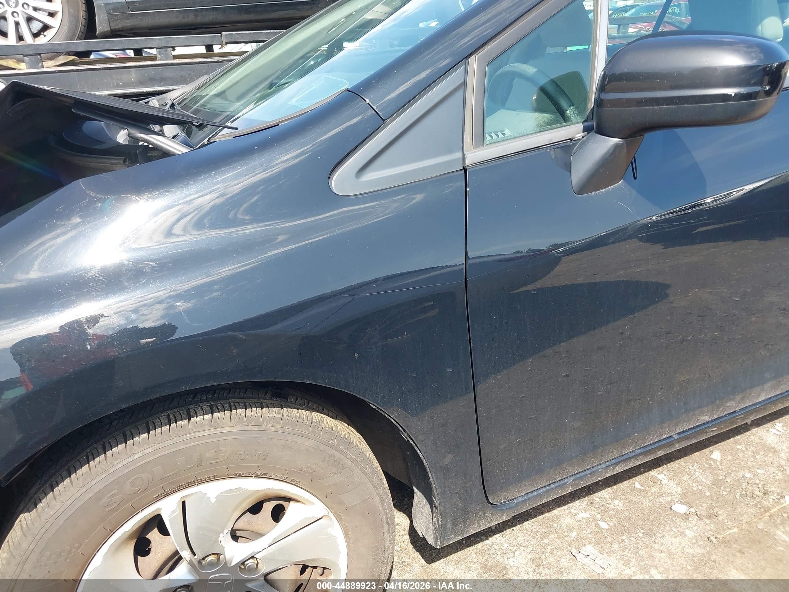2014 Honda Civic Lx Black vin: 19XFB2F58EE225414