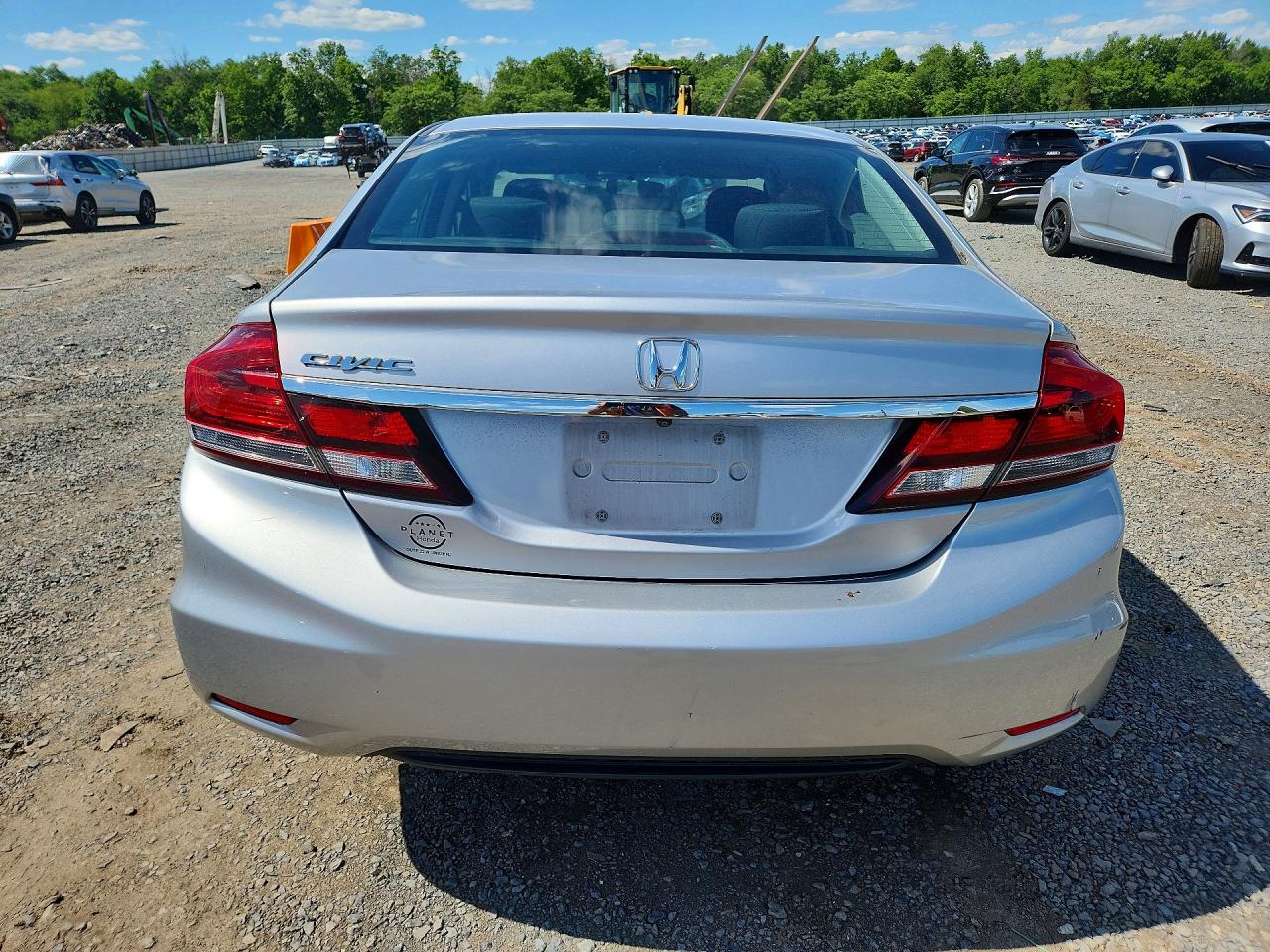 2014 Honda Civic Lx Silver vin: 19XFB2F58EE227969