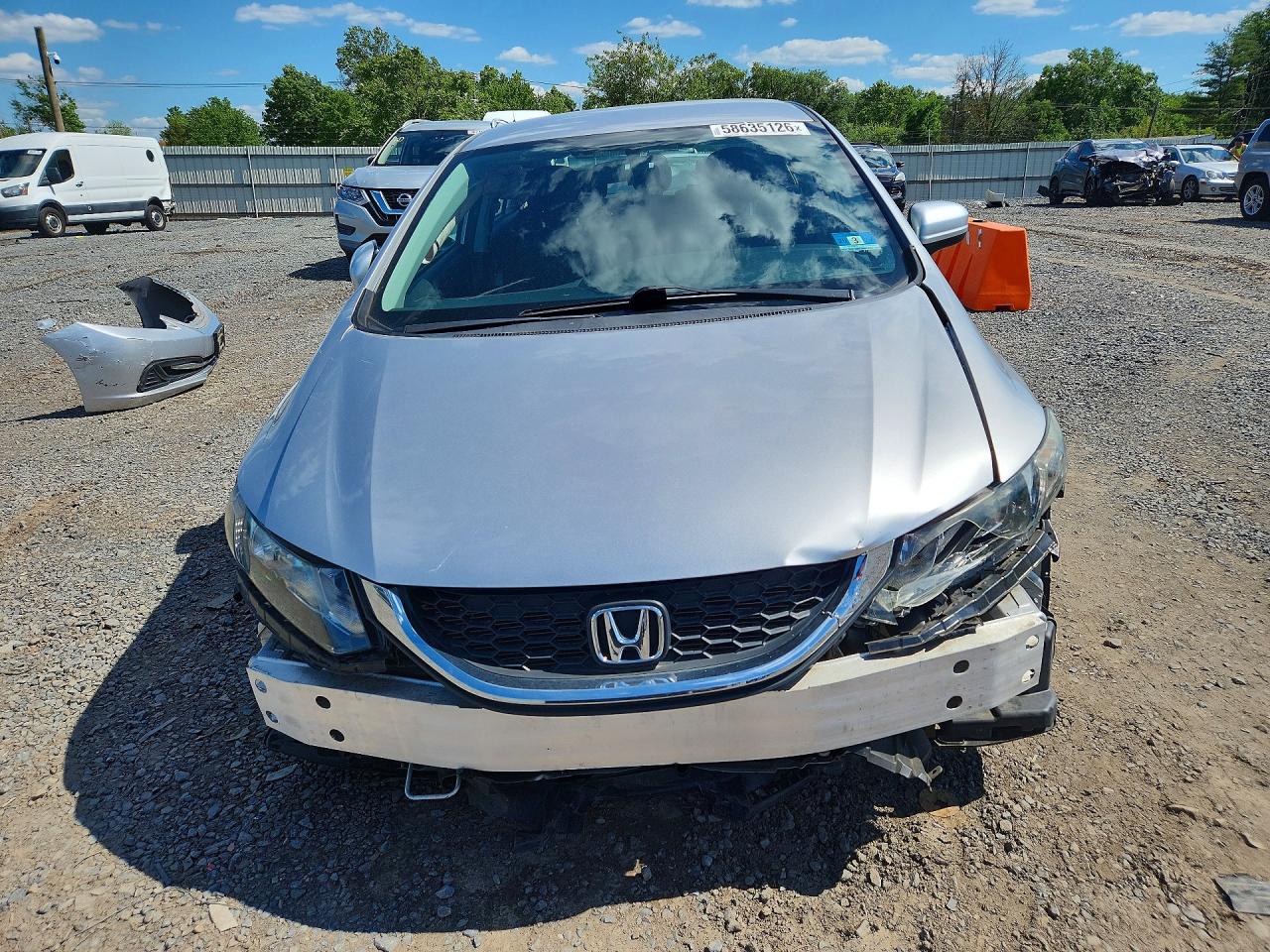 2014 Honda Civic Lx Silver vin: 19XFB2F58EE227969