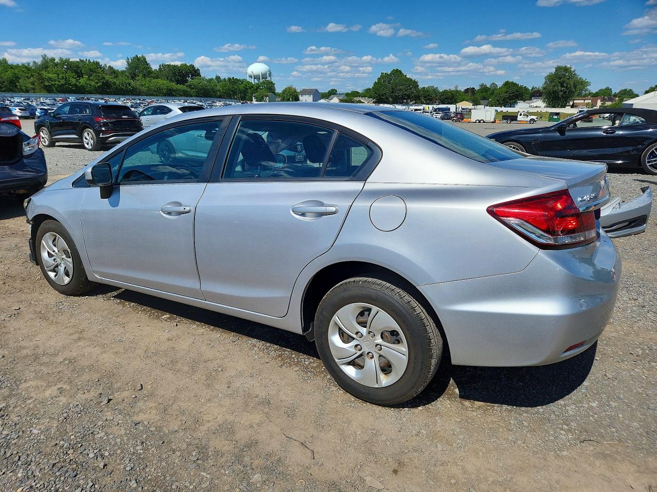 2014 Honda Civic Lx Silver vin: 19XFB2F58EE227969
