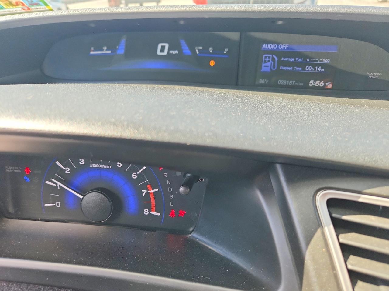 2014 Honda Civic Lx Silver vin: 19XFB2F58EE227969