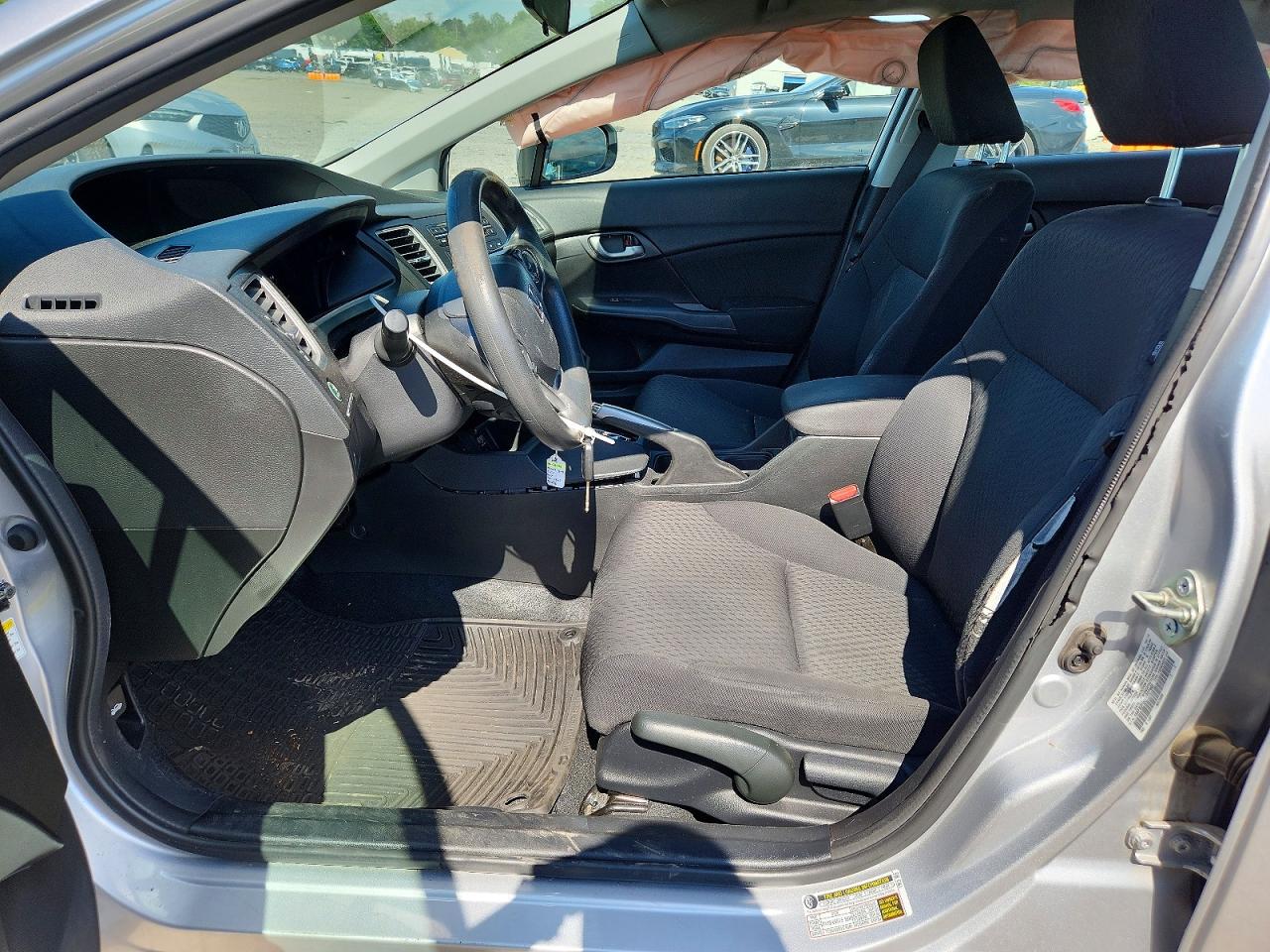 2014 Honda Civic Lx Silver vin: 19XFB2F58EE227969