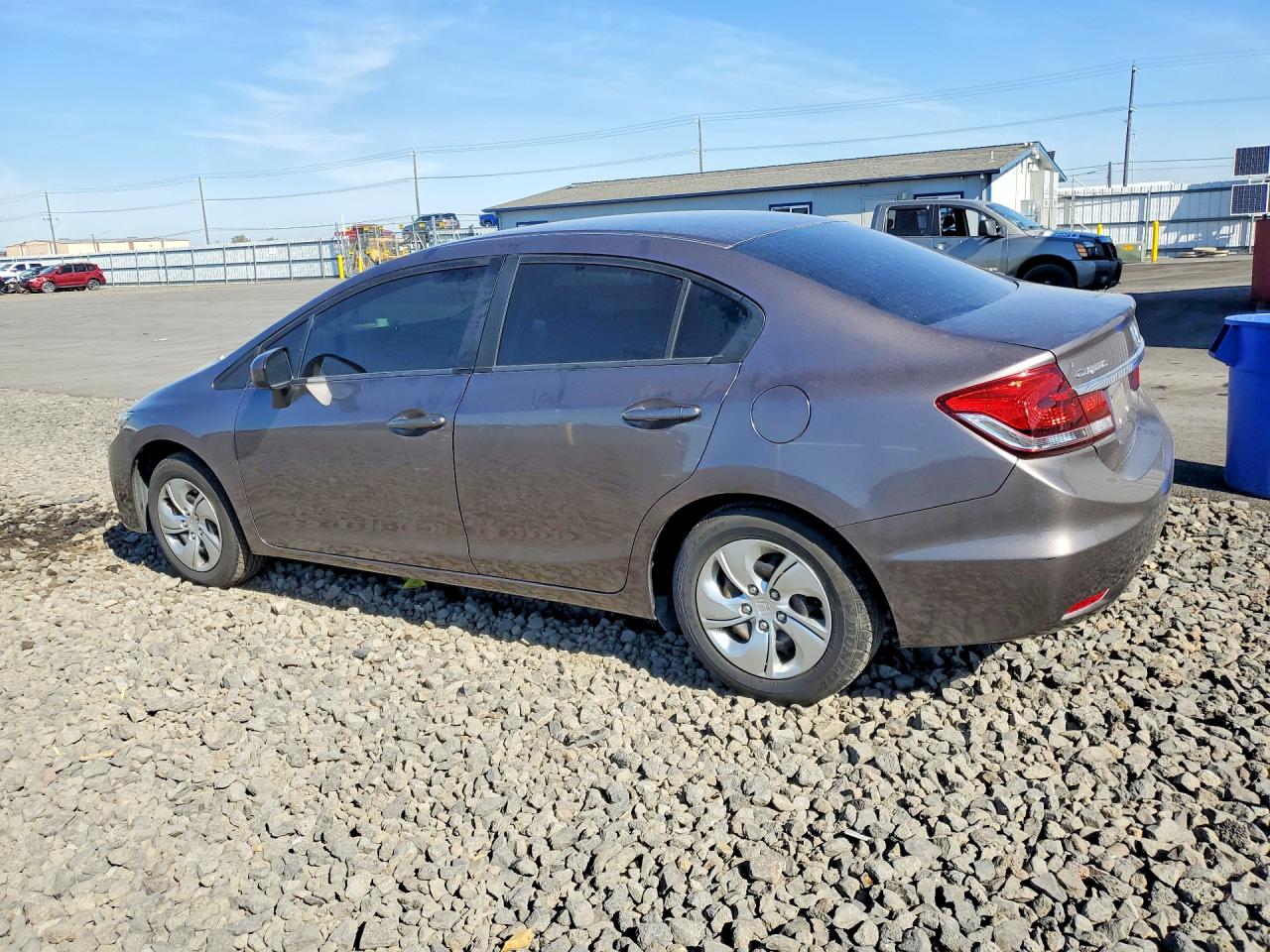 2014 Honda Civic Lx Tan vin: 19XFB2F58EE229950