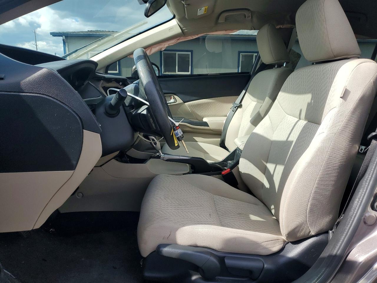 2014 Honda Civic Lx Tan vin: 19XFB2F58EE229950