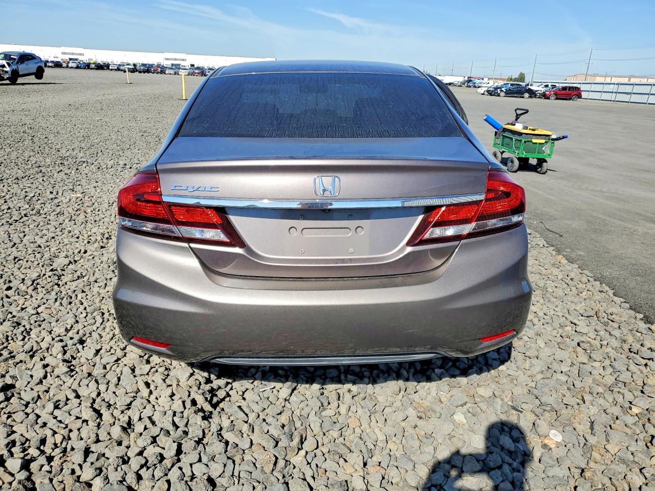 2014 Honda Civic Lx Tan vin: 19XFB2F58EE229950