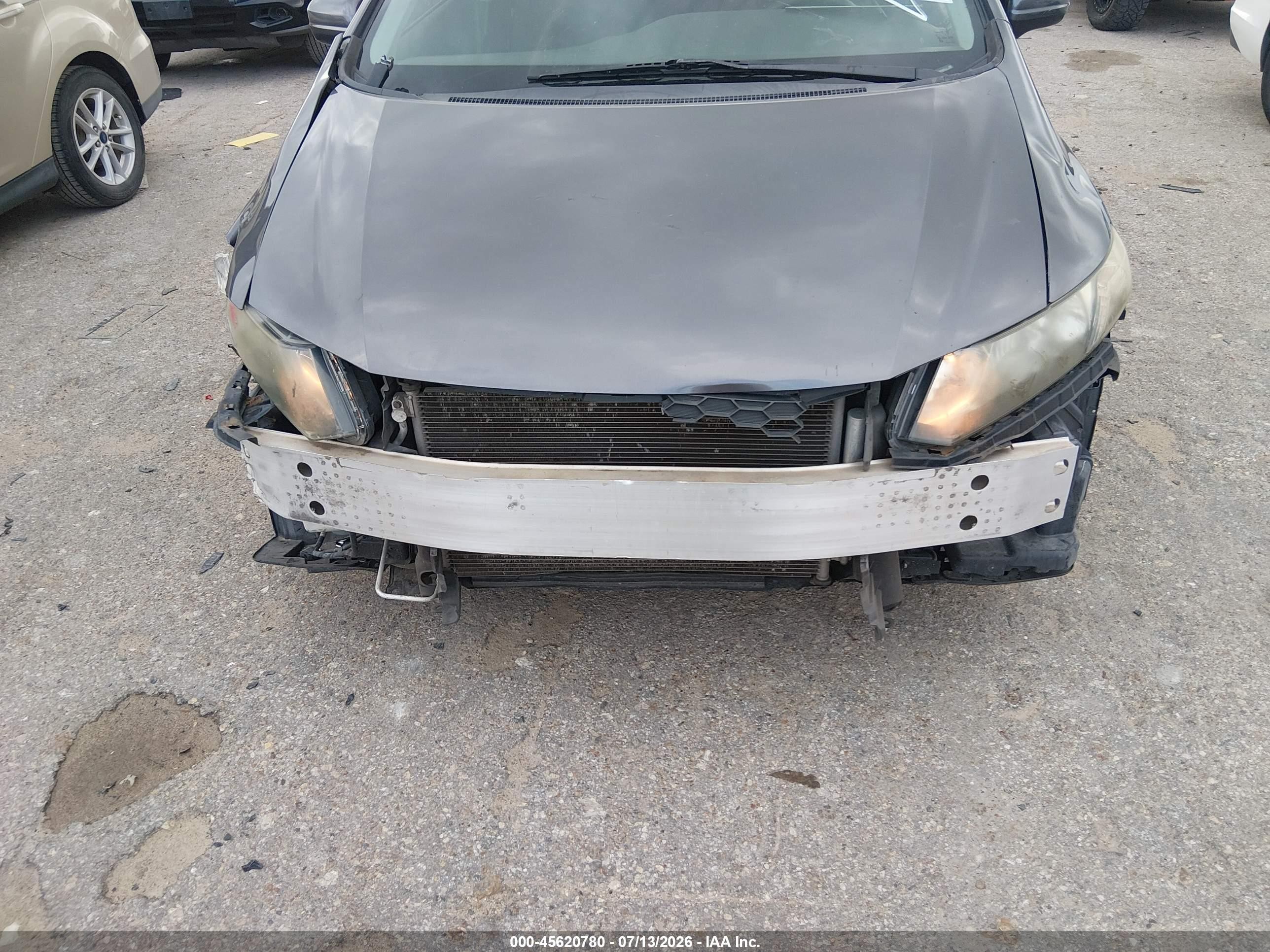 2014 Honda Civic Lx Серый vin: 19XFB2F58EE233822