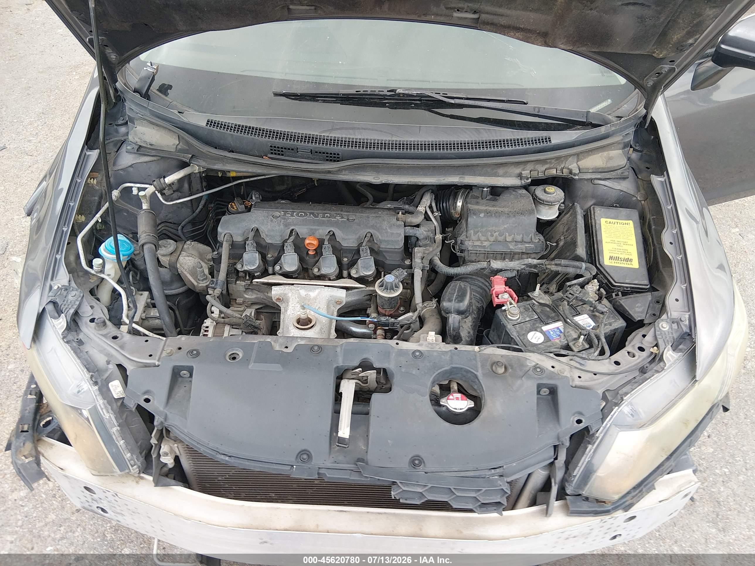 2014 Honda Civic Lx Серый vin: 19XFB2F58EE233822