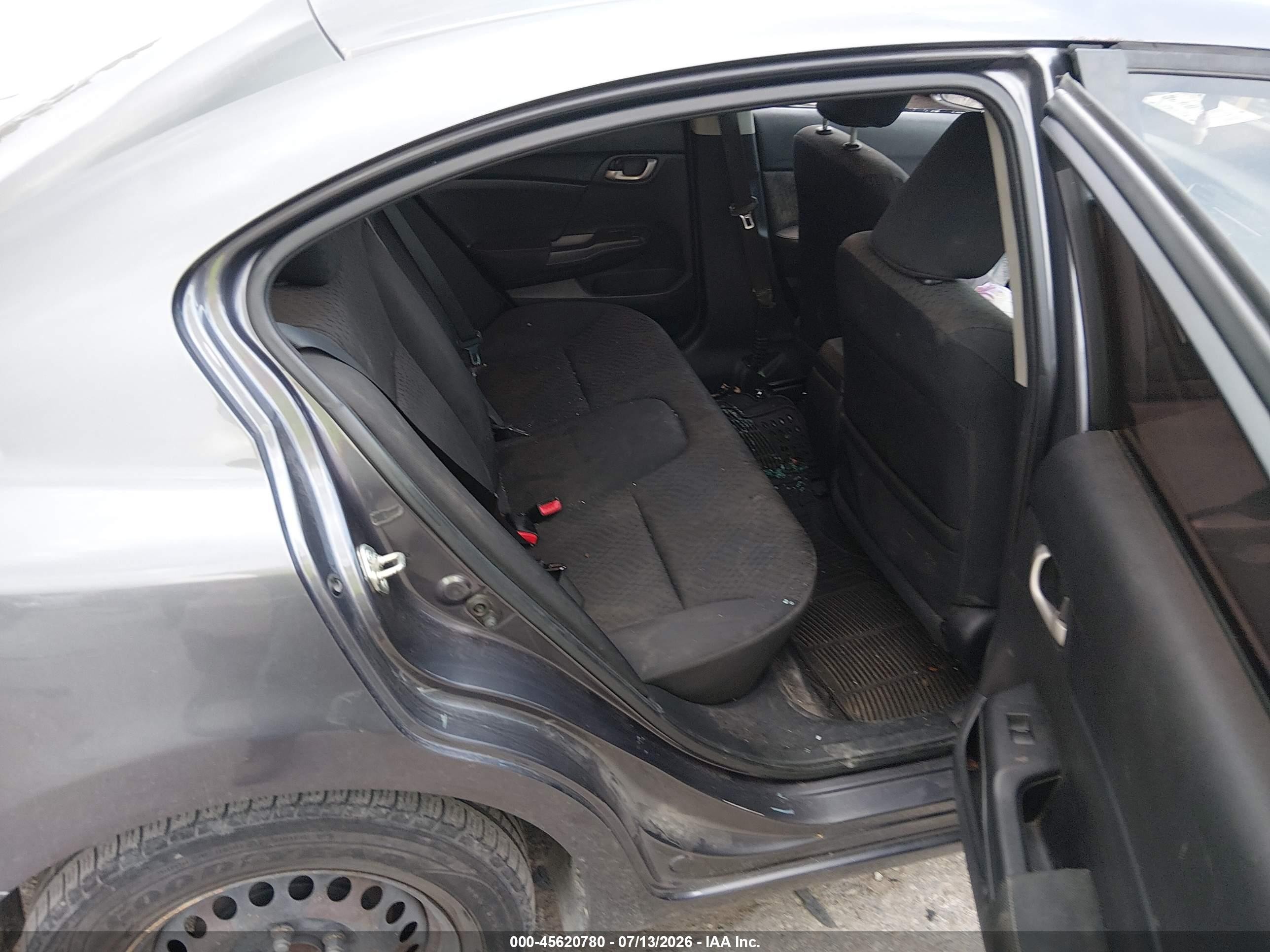 2014 Honda Civic Lx Серый vin: 19XFB2F58EE233822