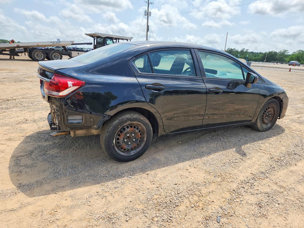 2014 Honda Civic Lx Black vin: 19XFB2F58EE245601