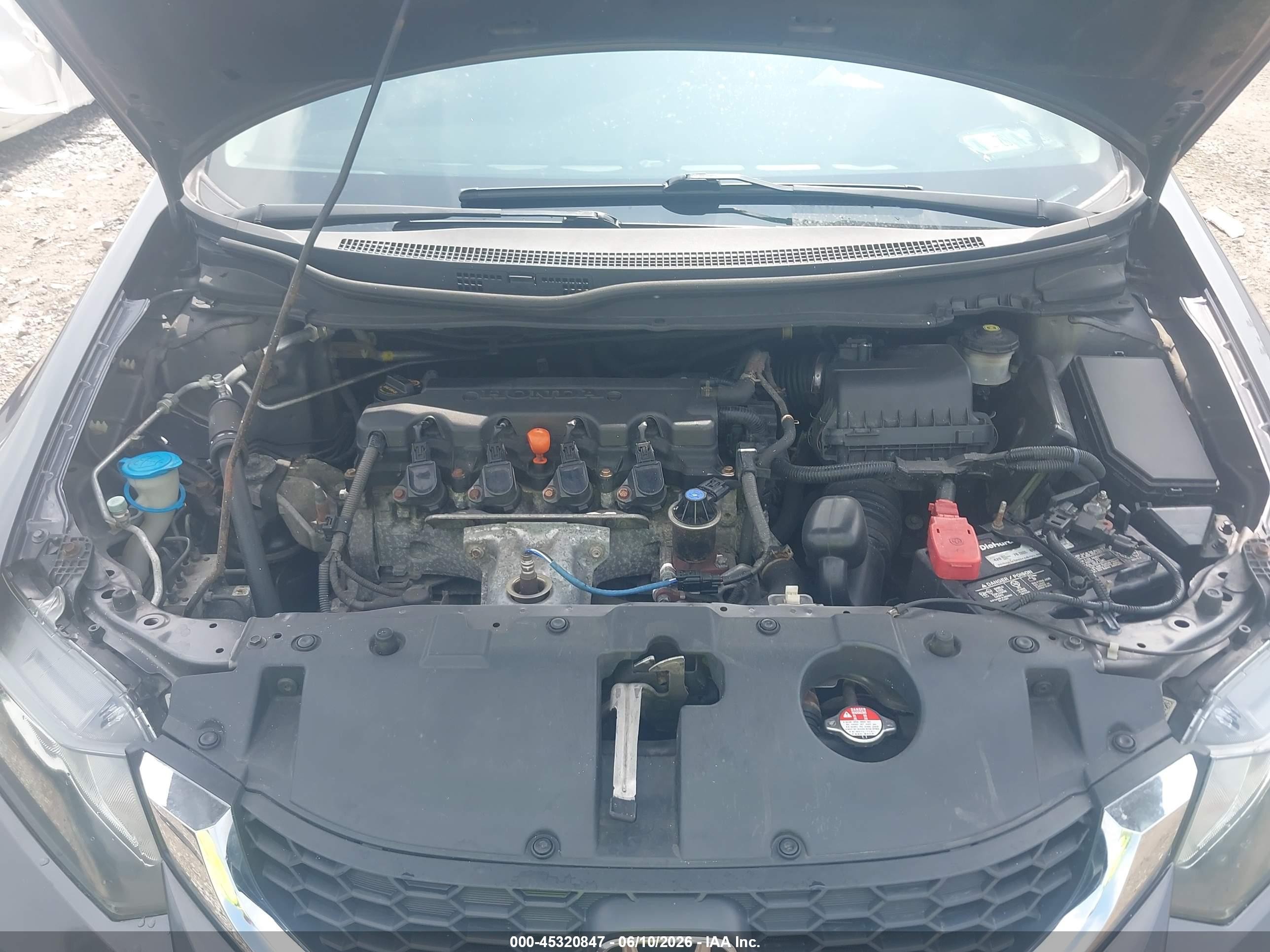 2014 Honda Civic Lx Gray vin: 19XFB2F58EE251687