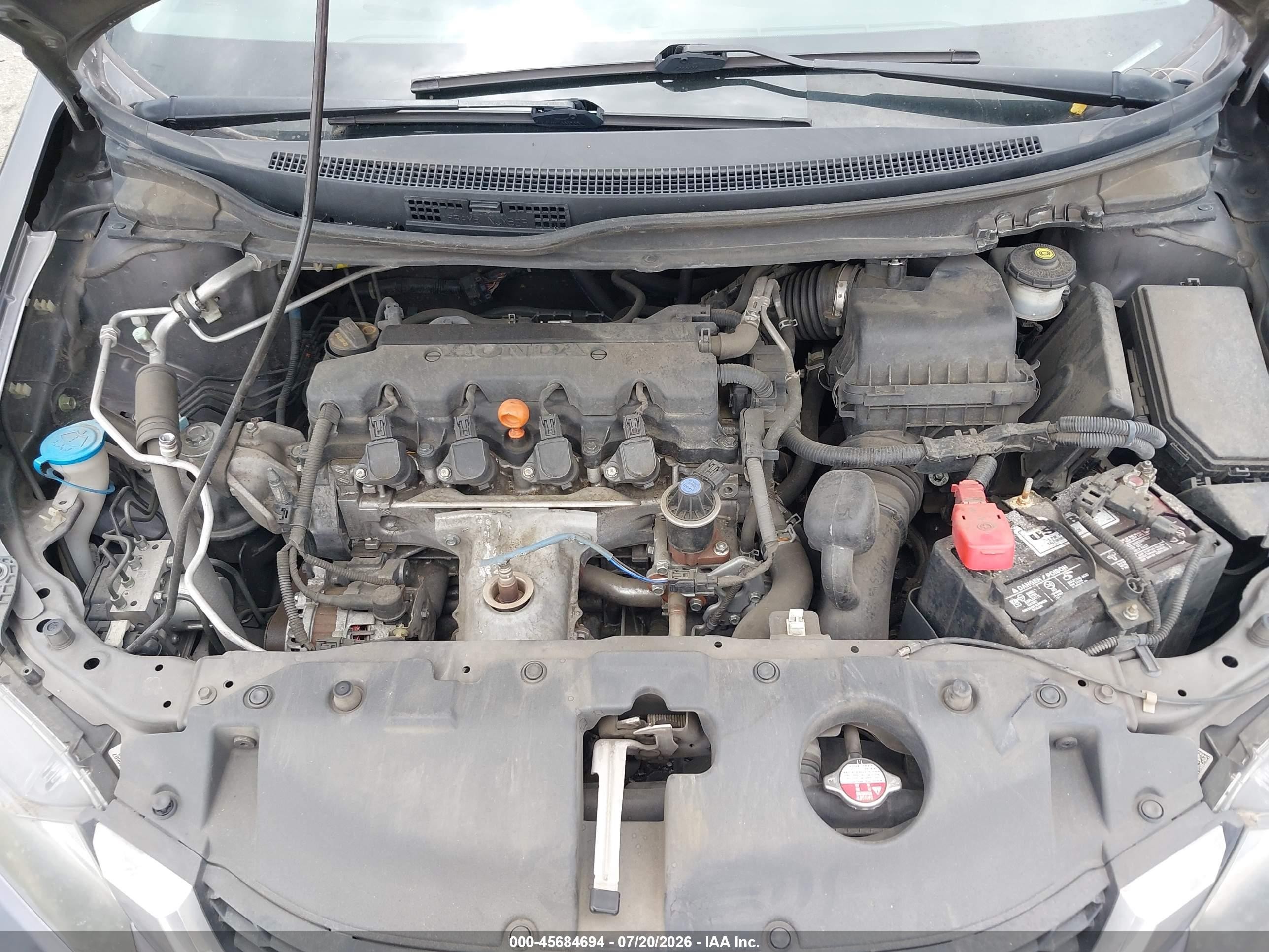 2014 Honda Civic Lx Gray vin: 19XFB2F58EE252967