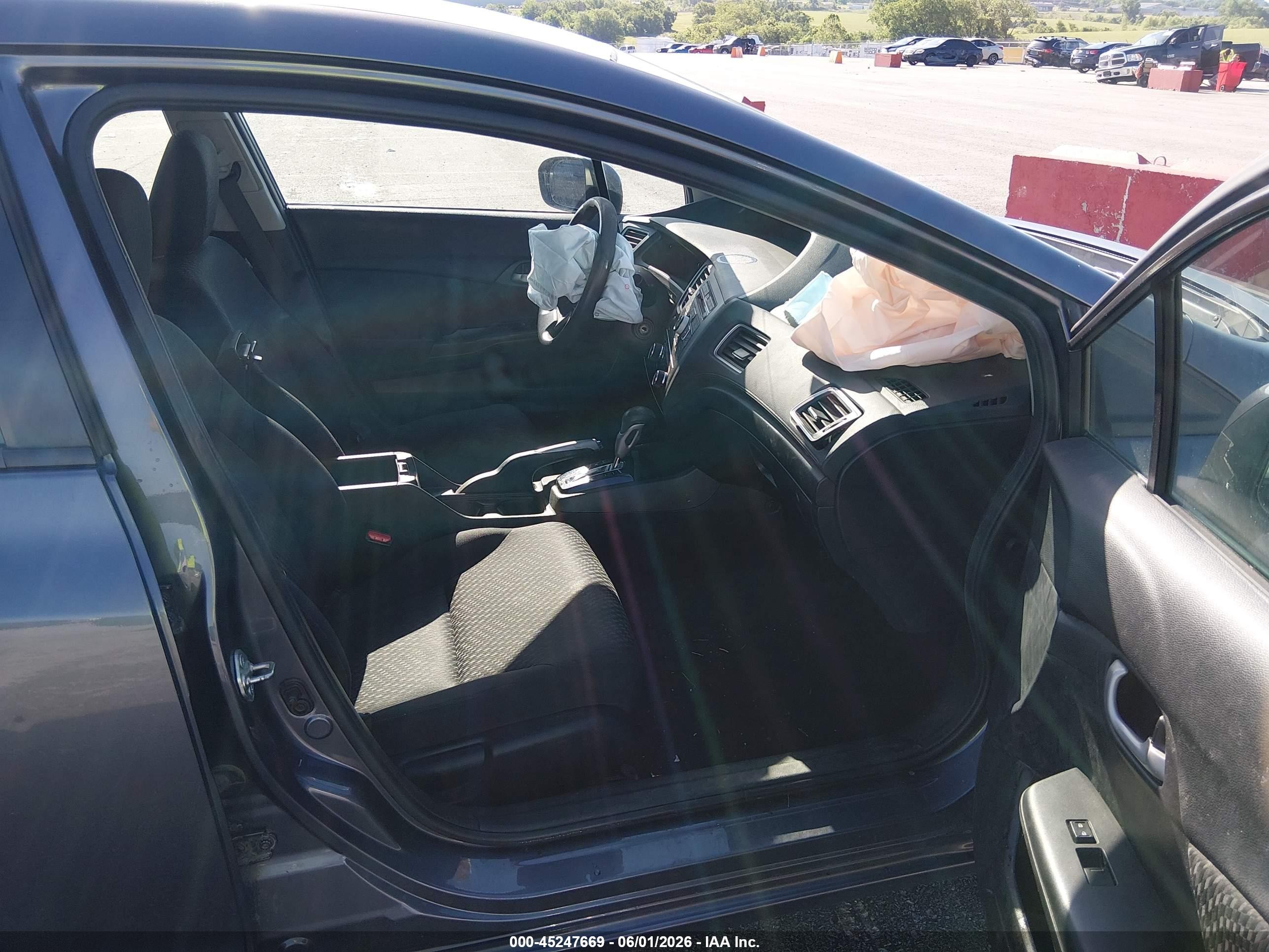 2014 Honda Civic Lx Серый vin: 19XFB2F58EE254167
