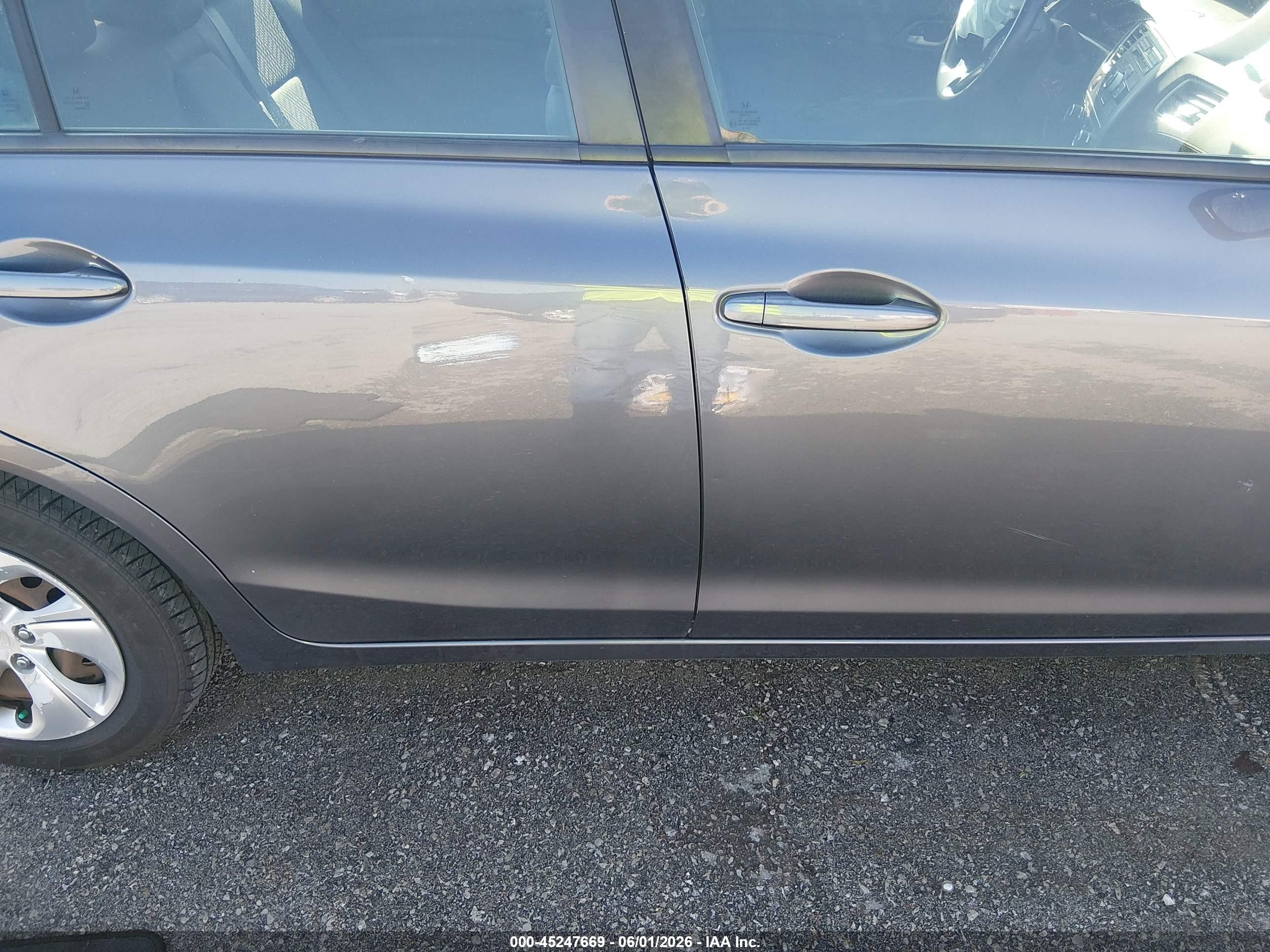 2014 Honda Civic Lx Серый vin: 19XFB2F58EE254167