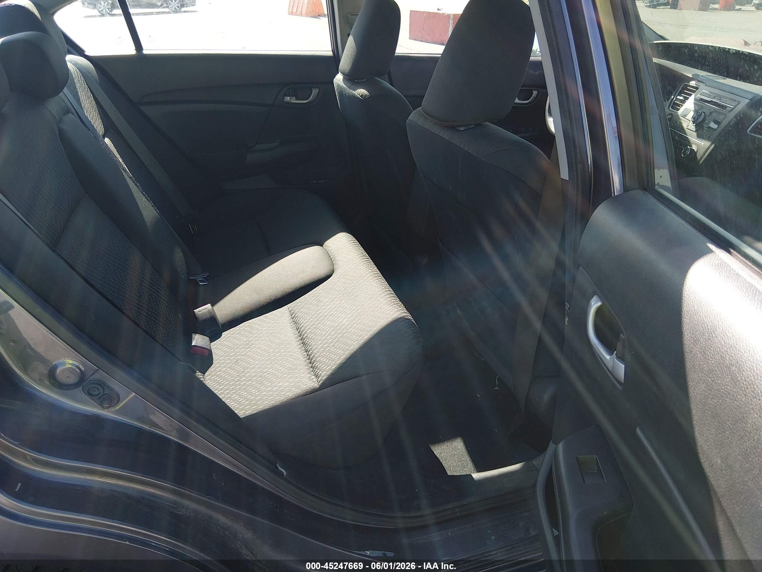 2014 Honda Civic Lx Серый vin: 19XFB2F58EE254167