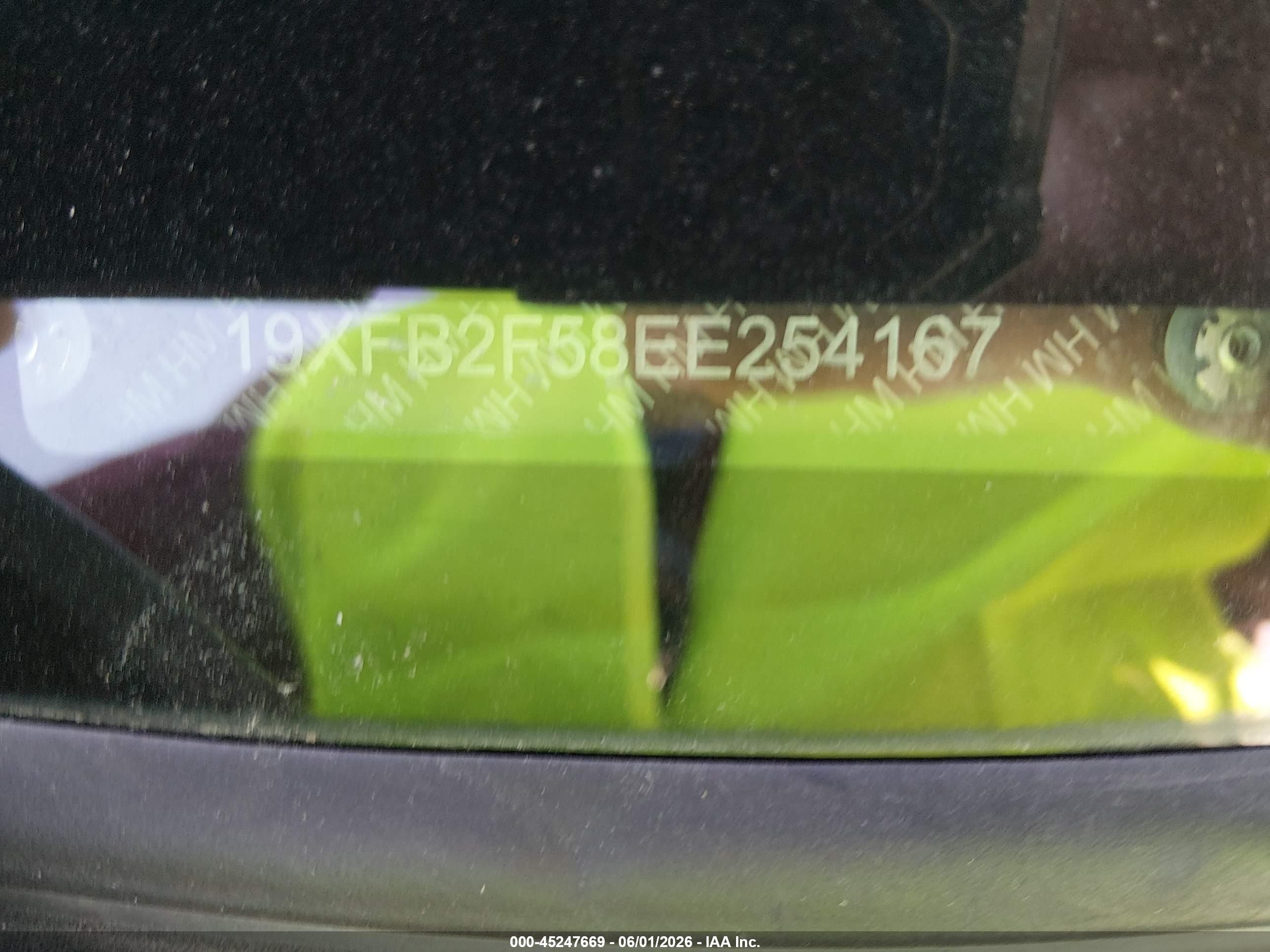 2014 Honda Civic Lx Серый vin: 19XFB2F58EE254167