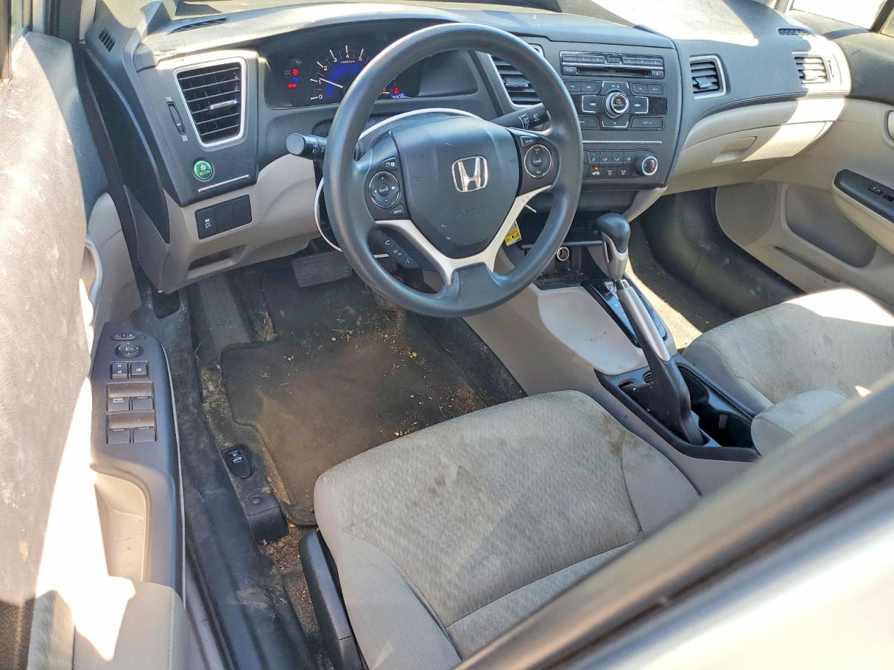 2014 Honda Civic Lx Silver vin: 19XFB2F58EE270661