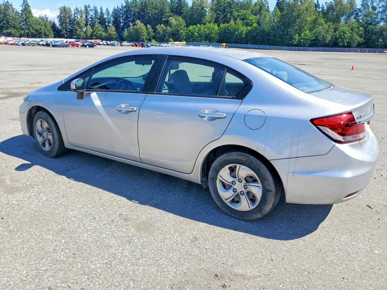 2014 Honda Civic Lx Silver vin: 19XFB2F58EE270661