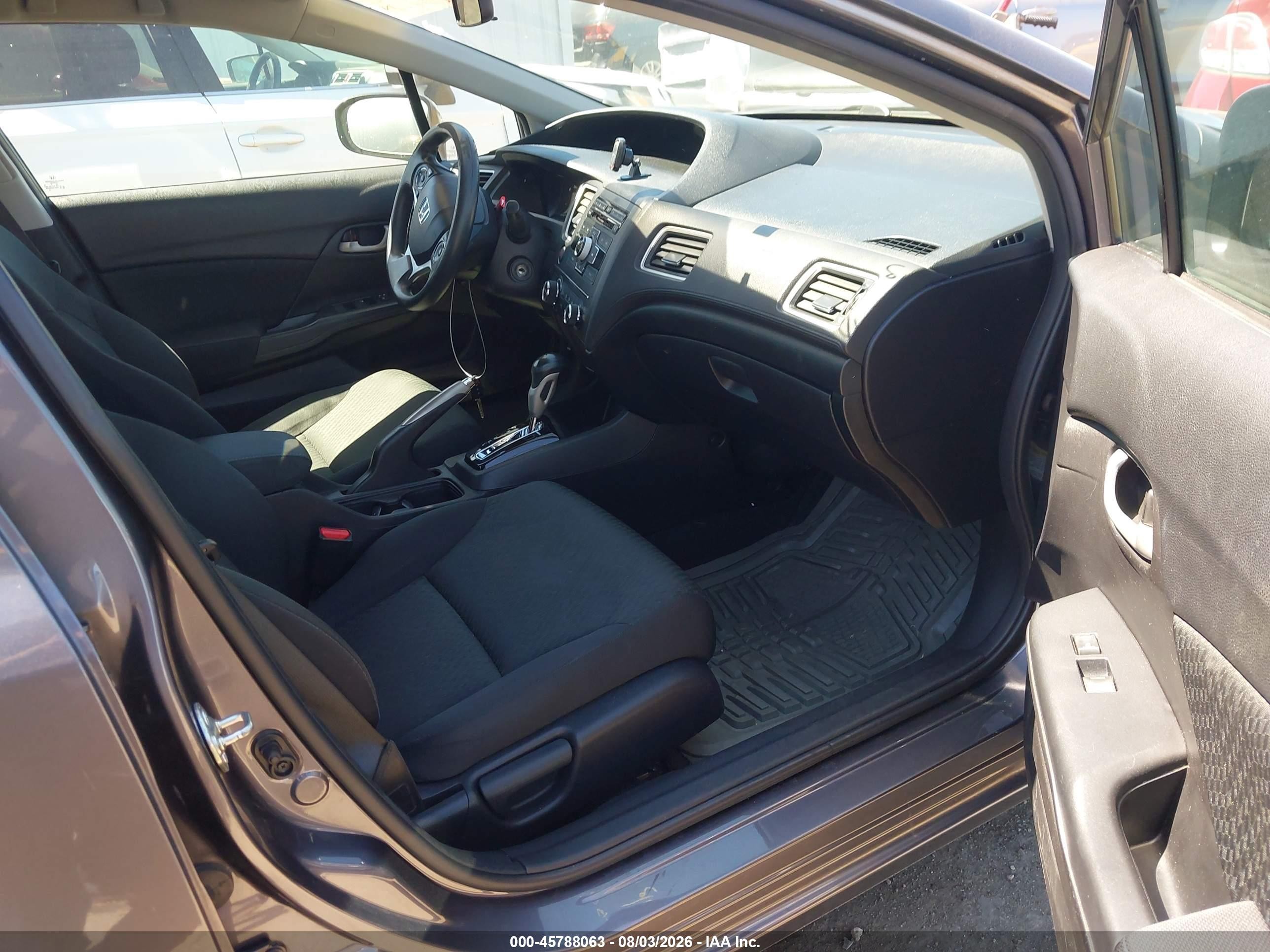 2014 Honda Civic Lx Серый vin: 19XFB2F58EE271650