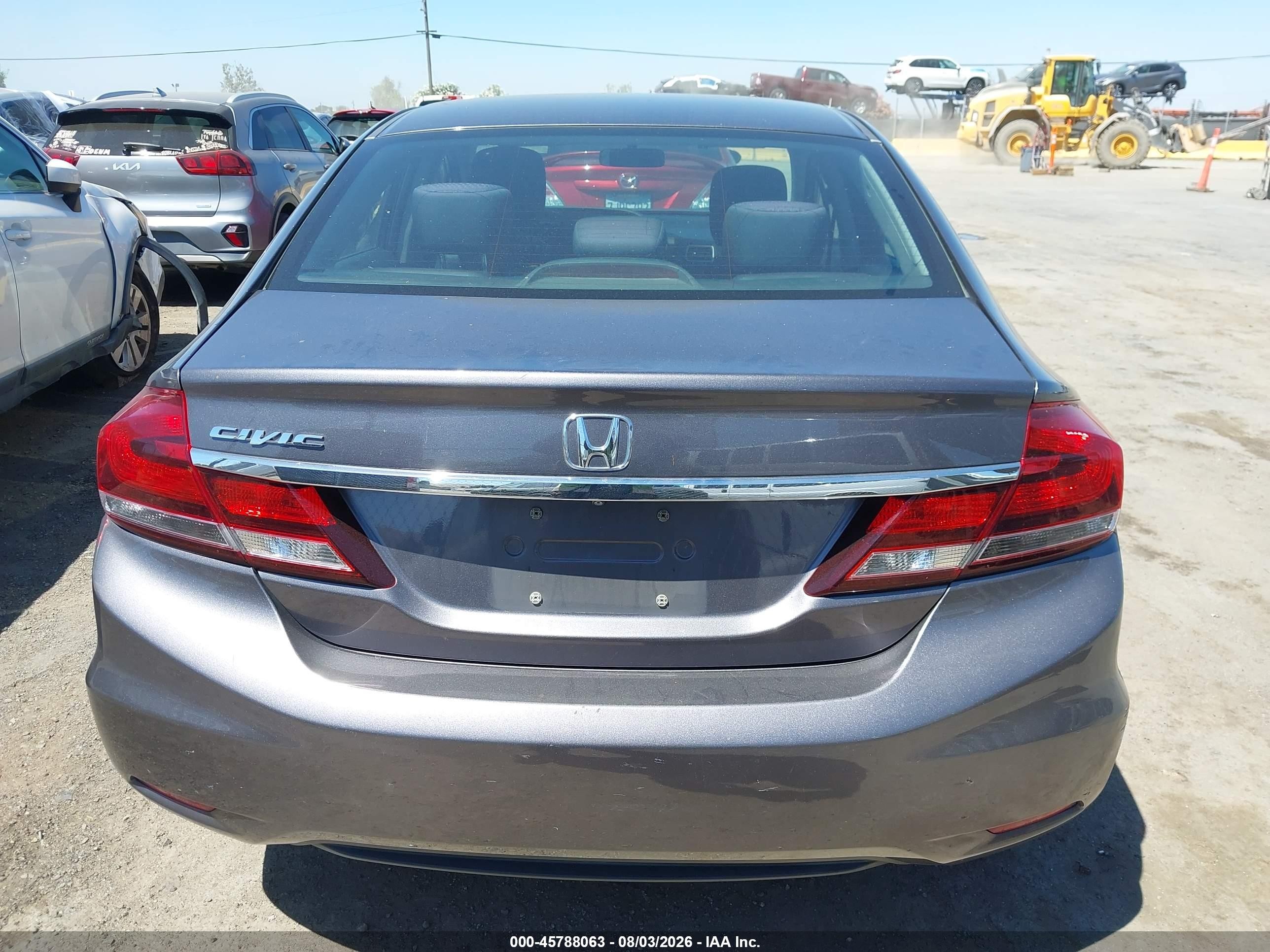 2014 Honda Civic Lx Серый vin: 19XFB2F58EE271650