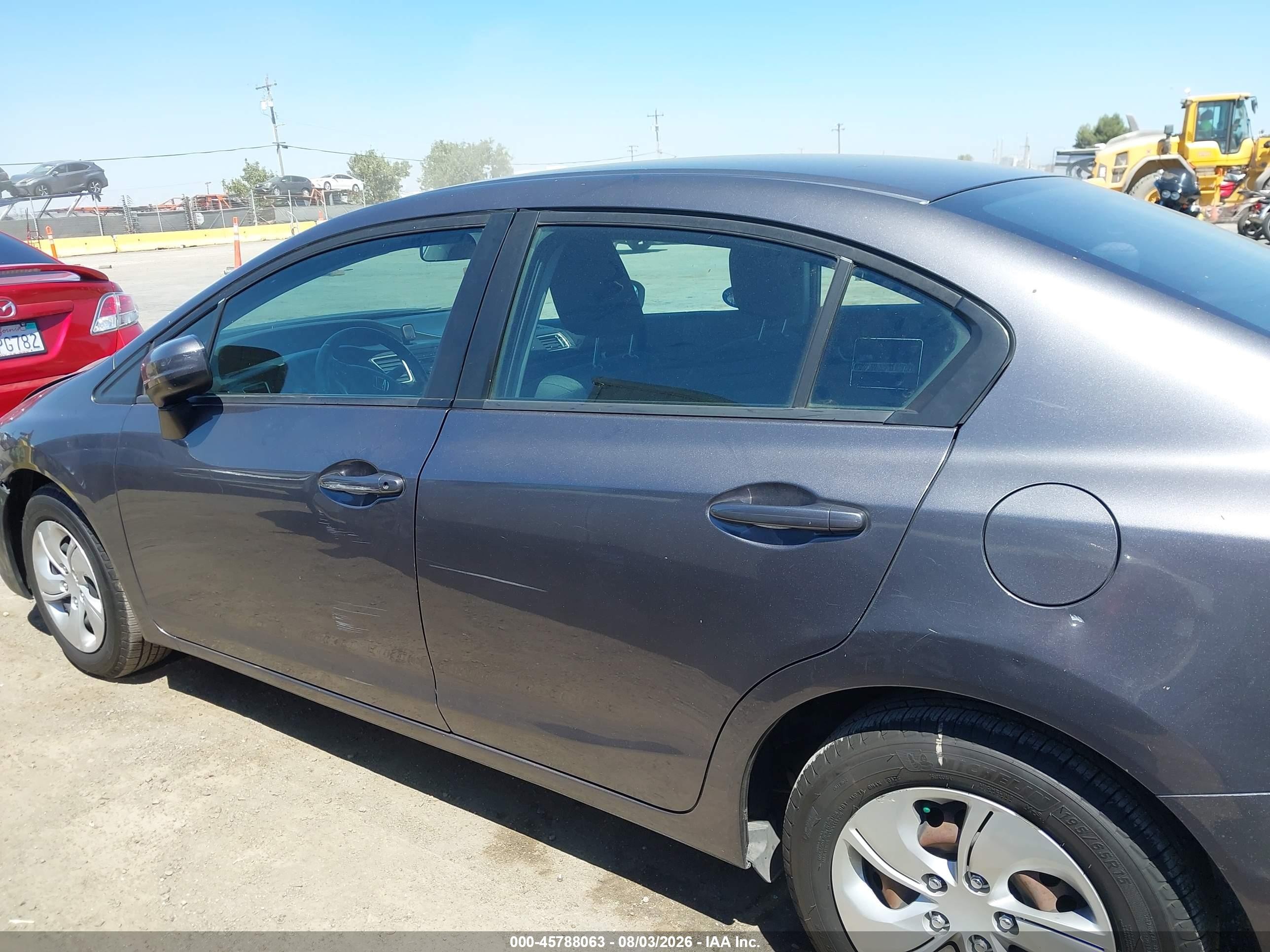 2014 Honda Civic Lx Серый vin: 19XFB2F58EE271650