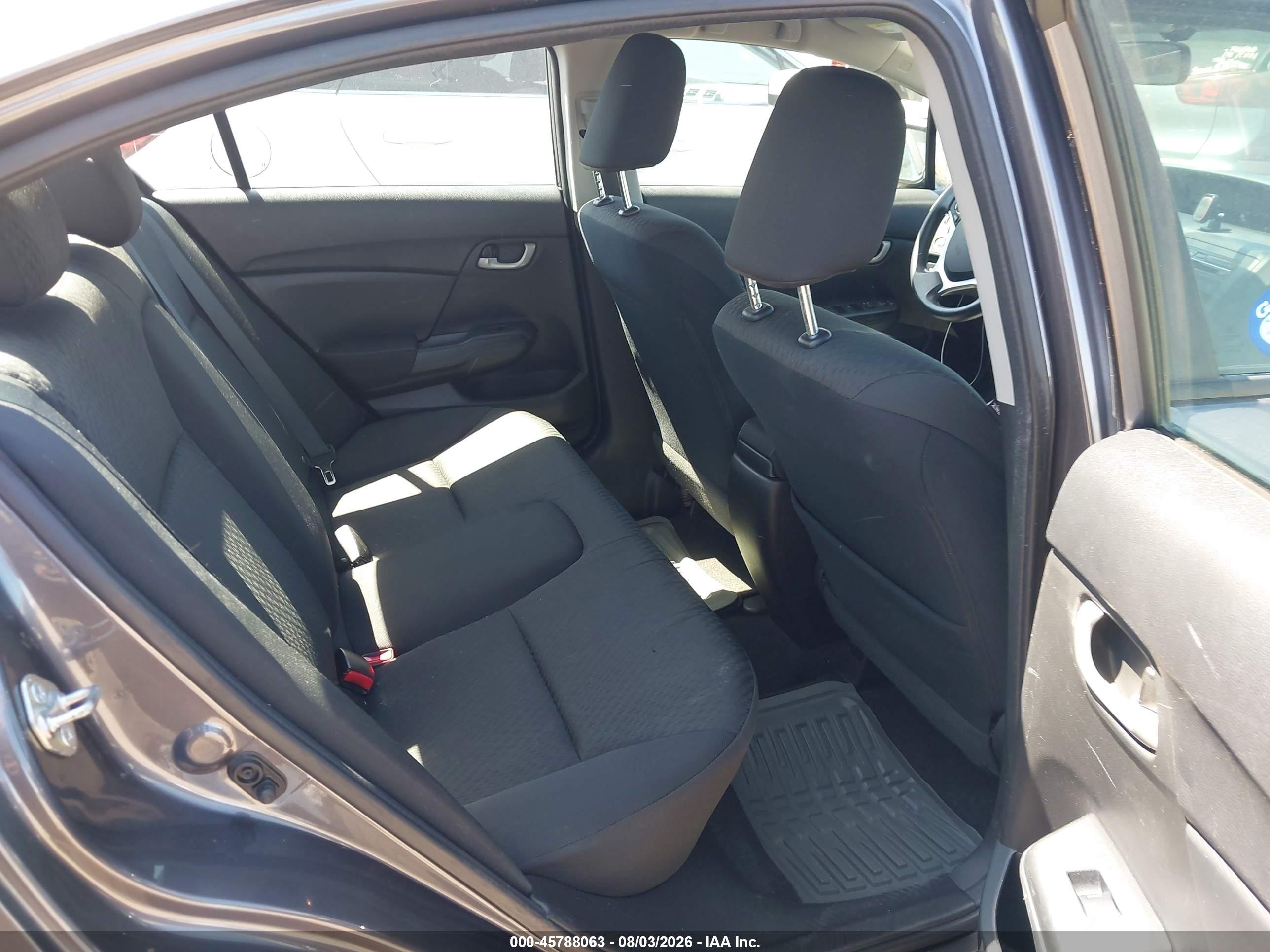 2014 Honda Civic Lx Серый vin: 19XFB2F58EE271650