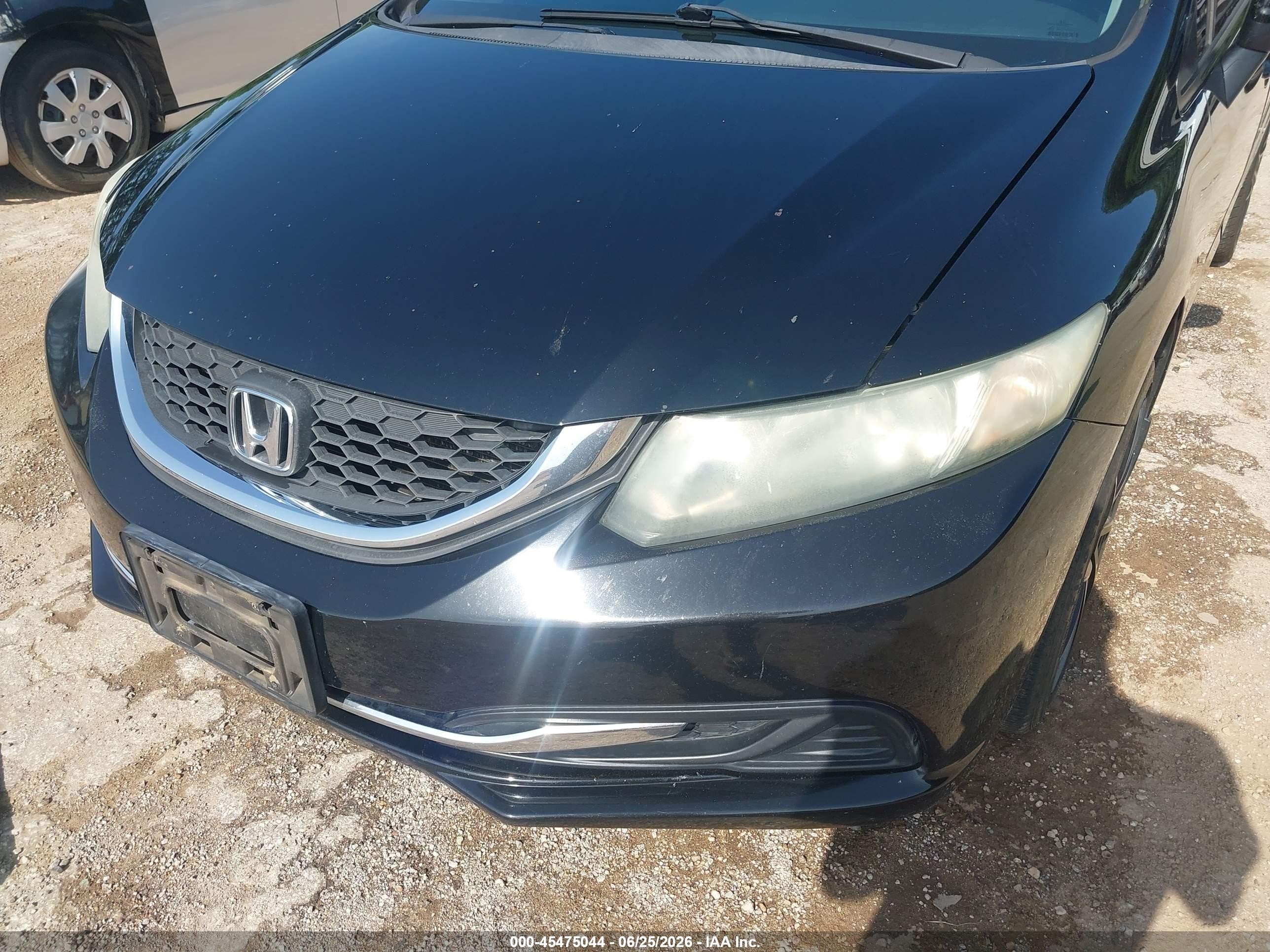 2015 Honda Civic Lx Black vin: 19XFB2F58FE006342