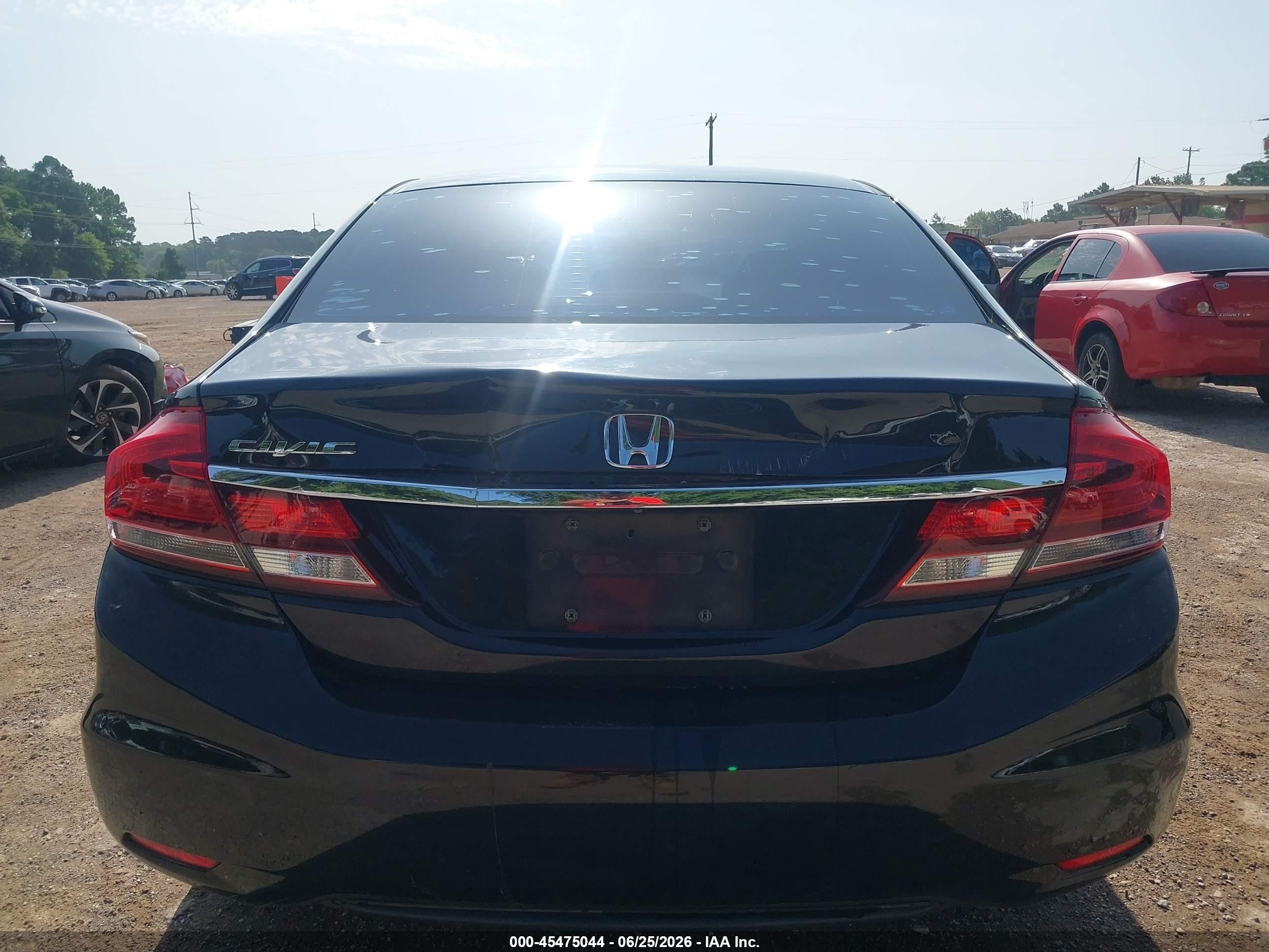 2015 Honda Civic Lx Black vin: 19XFB2F58FE006342