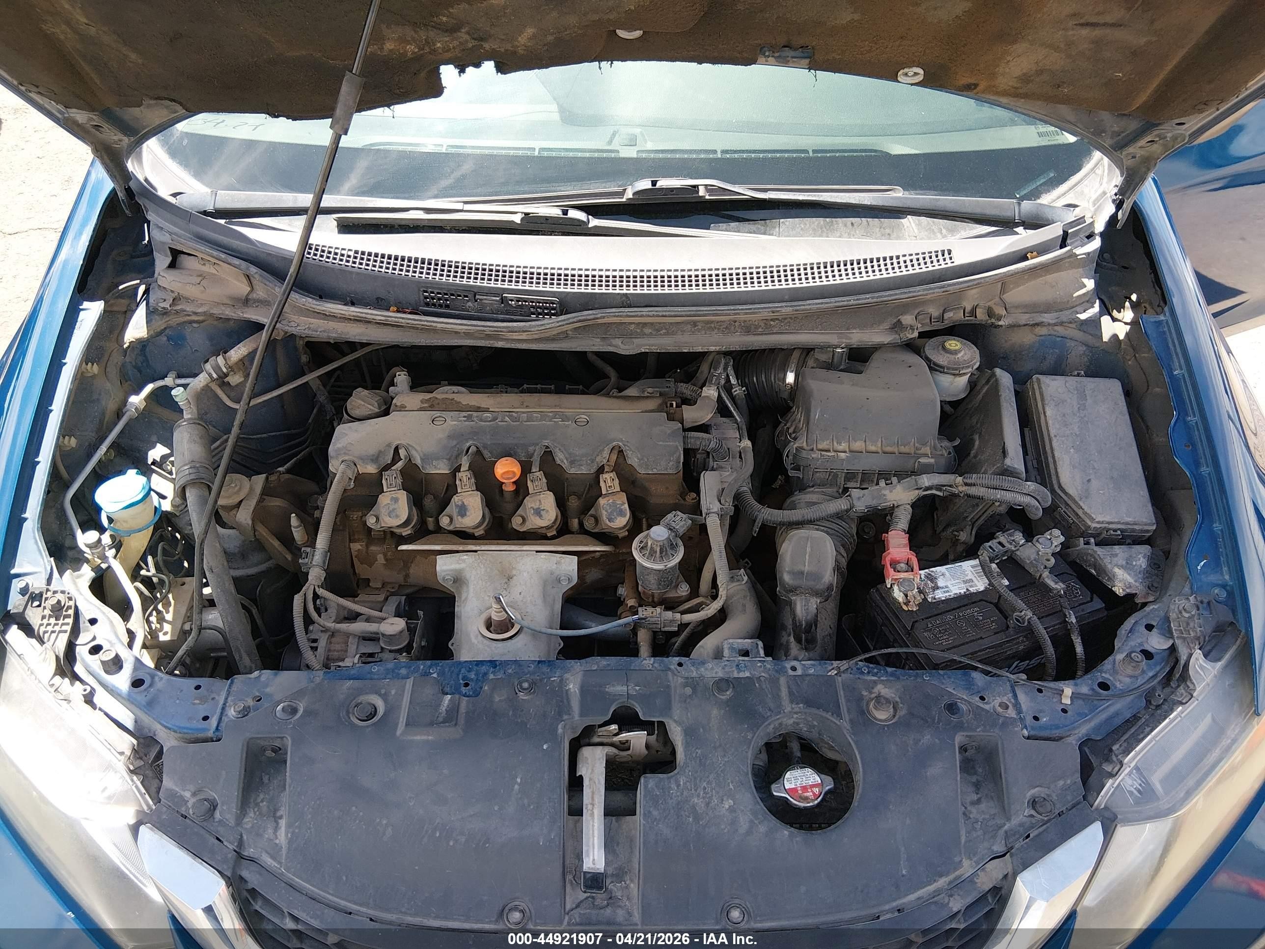 2015 Honda Civic Lx Blue vin: 19XFB2F58FE009659