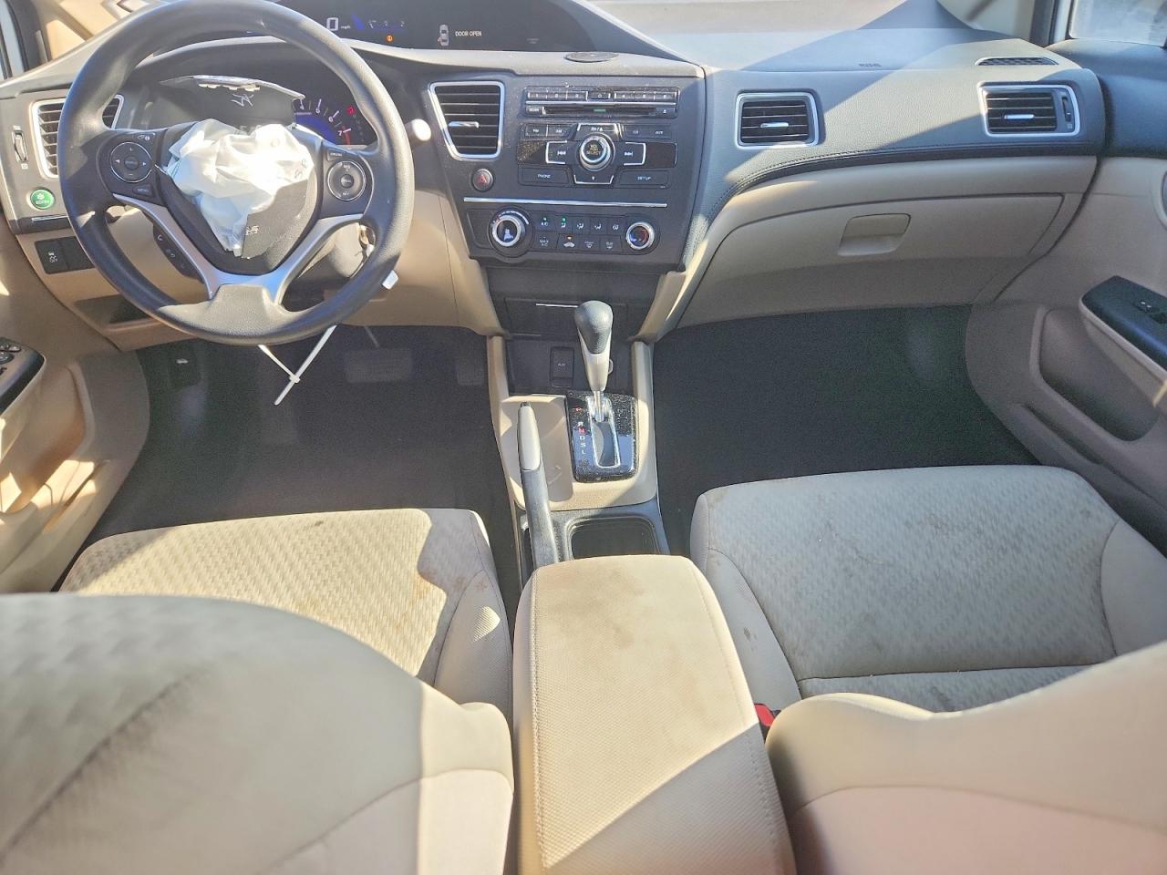 2015 Honda Civic Lx Белый vin: 19XFB2F58FE014750