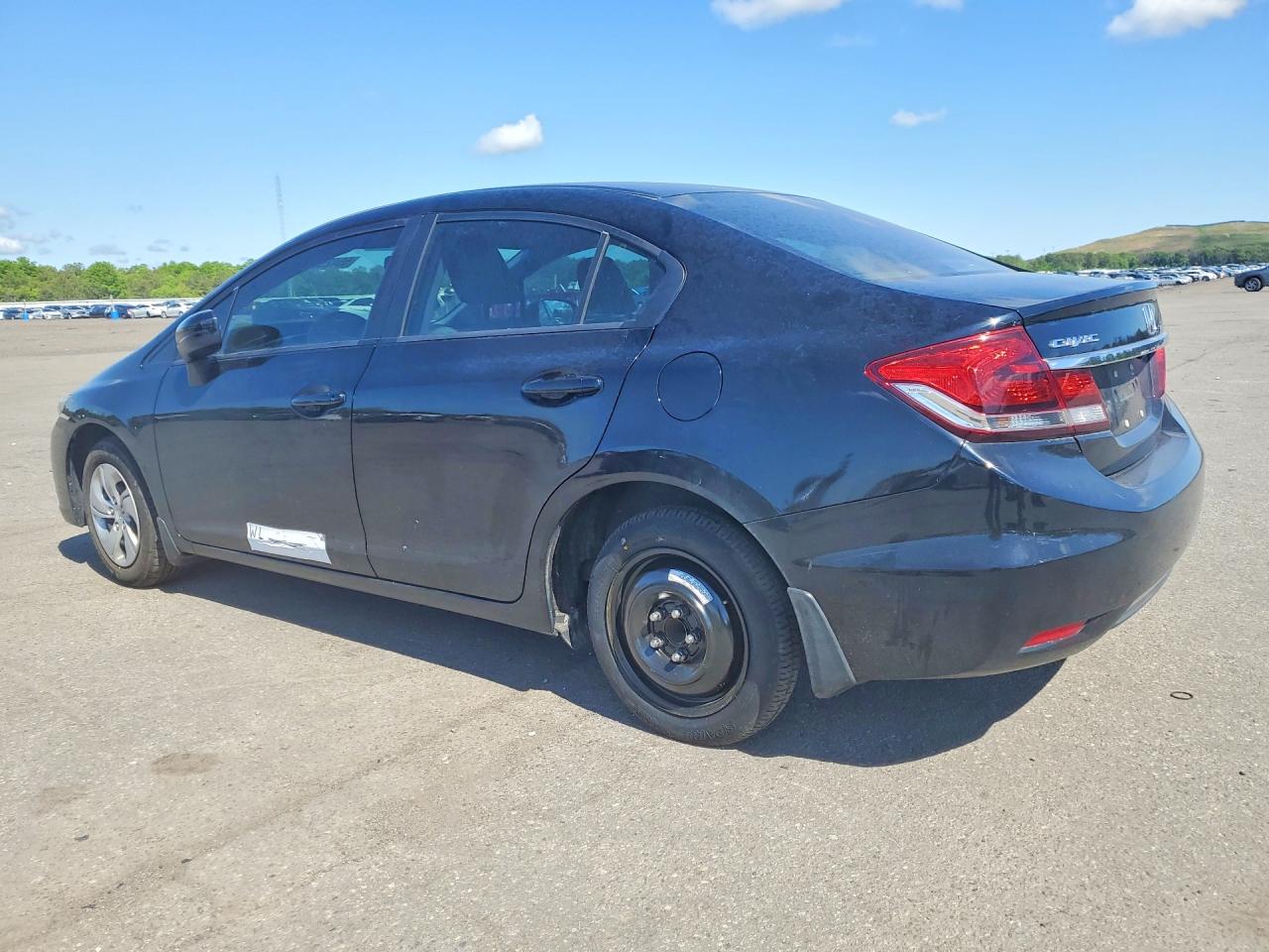 2015 Honda Civic Lx Черный vin: 19XFB2F58FE016515