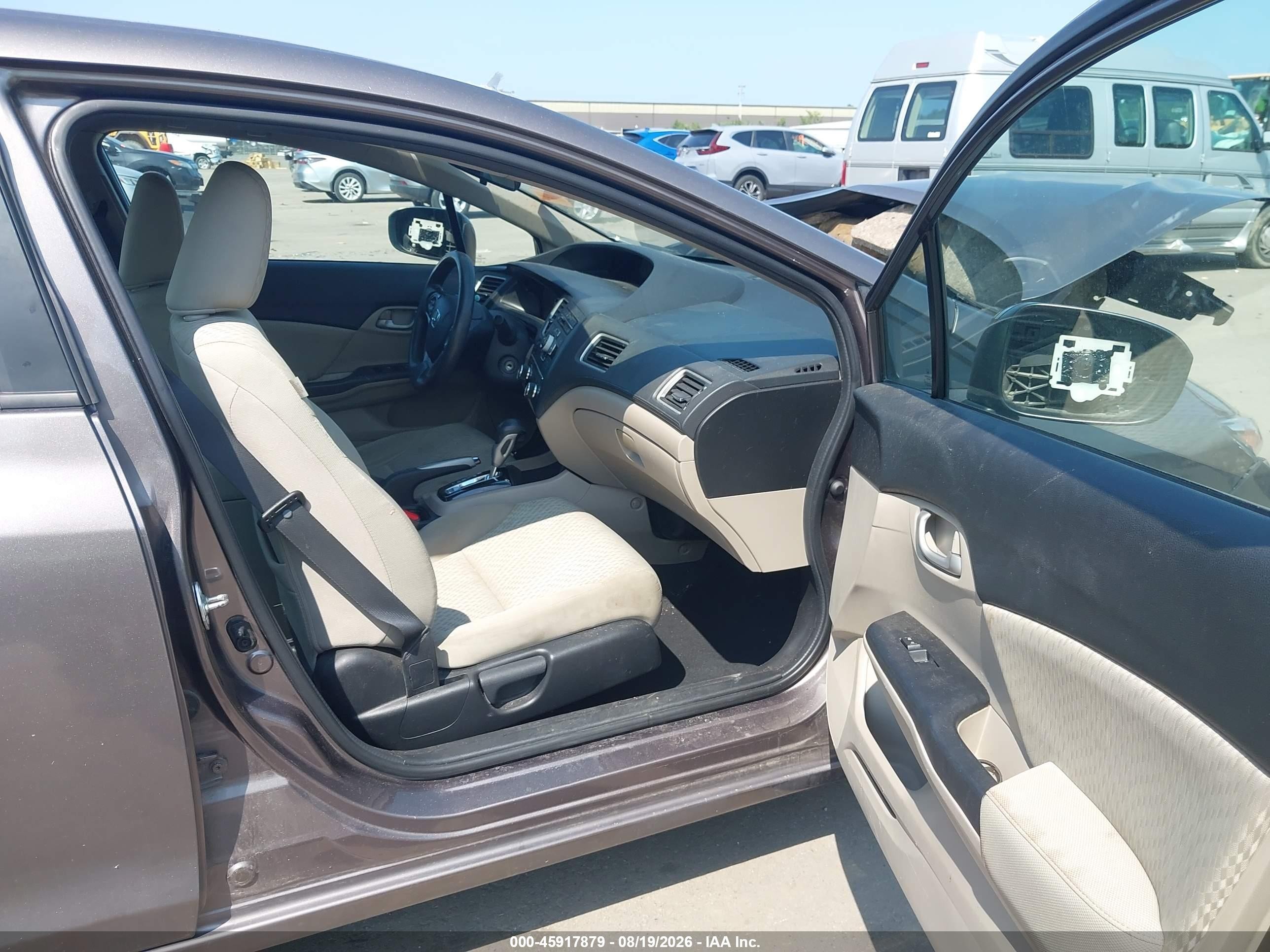 2015 Honda Civic Lx Gray vin: 19XFB2F58FE055248