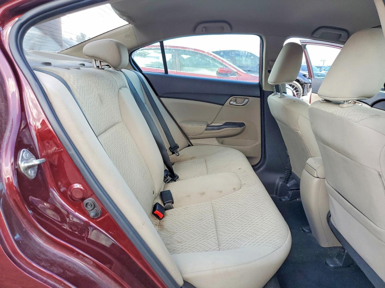 2015 Honda Civic Lx Brown vin: 19XFB2F58FE064290