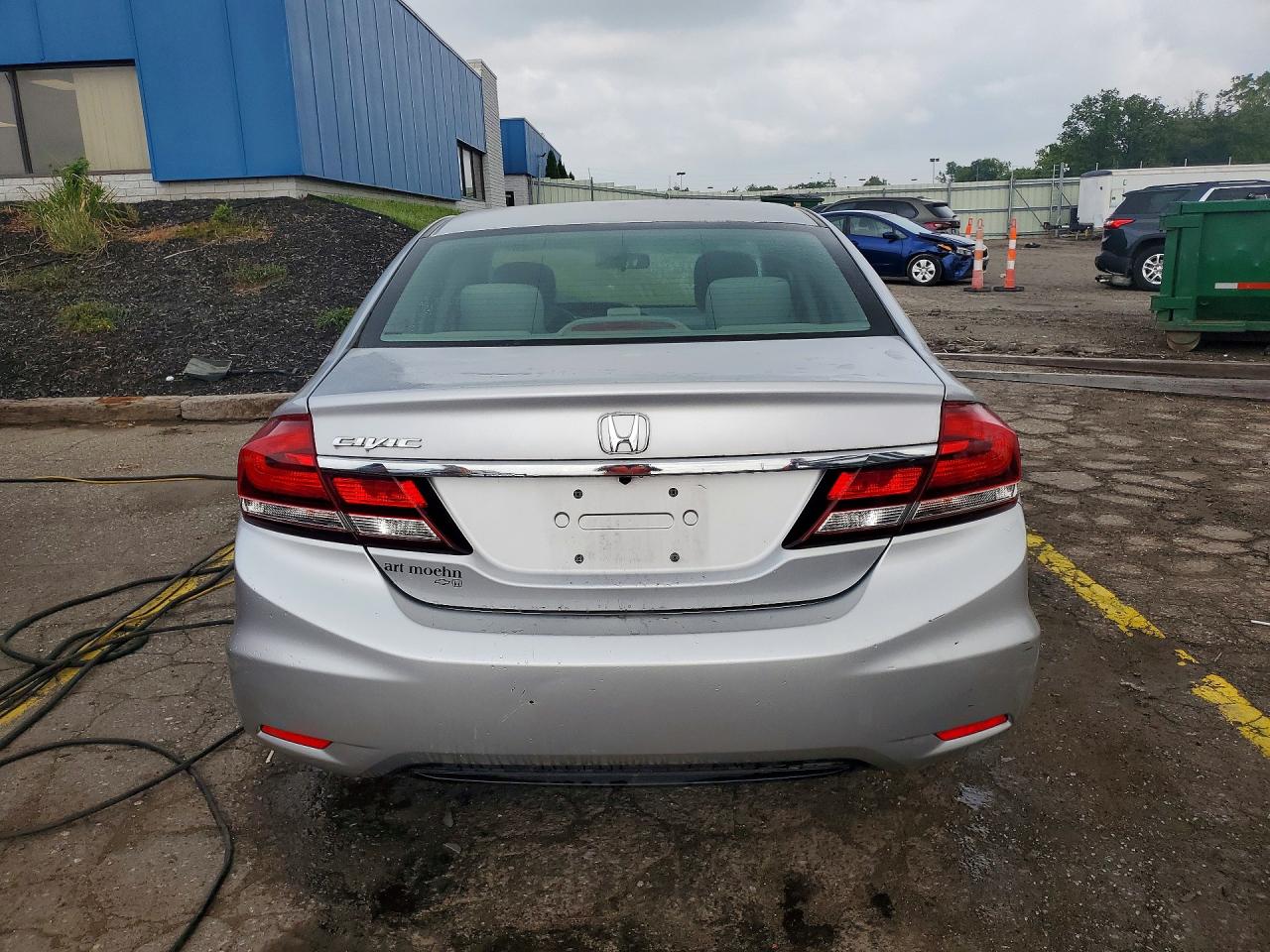 2015 Honda Civic Lx Silver vin: 19XFB2F58FE070994