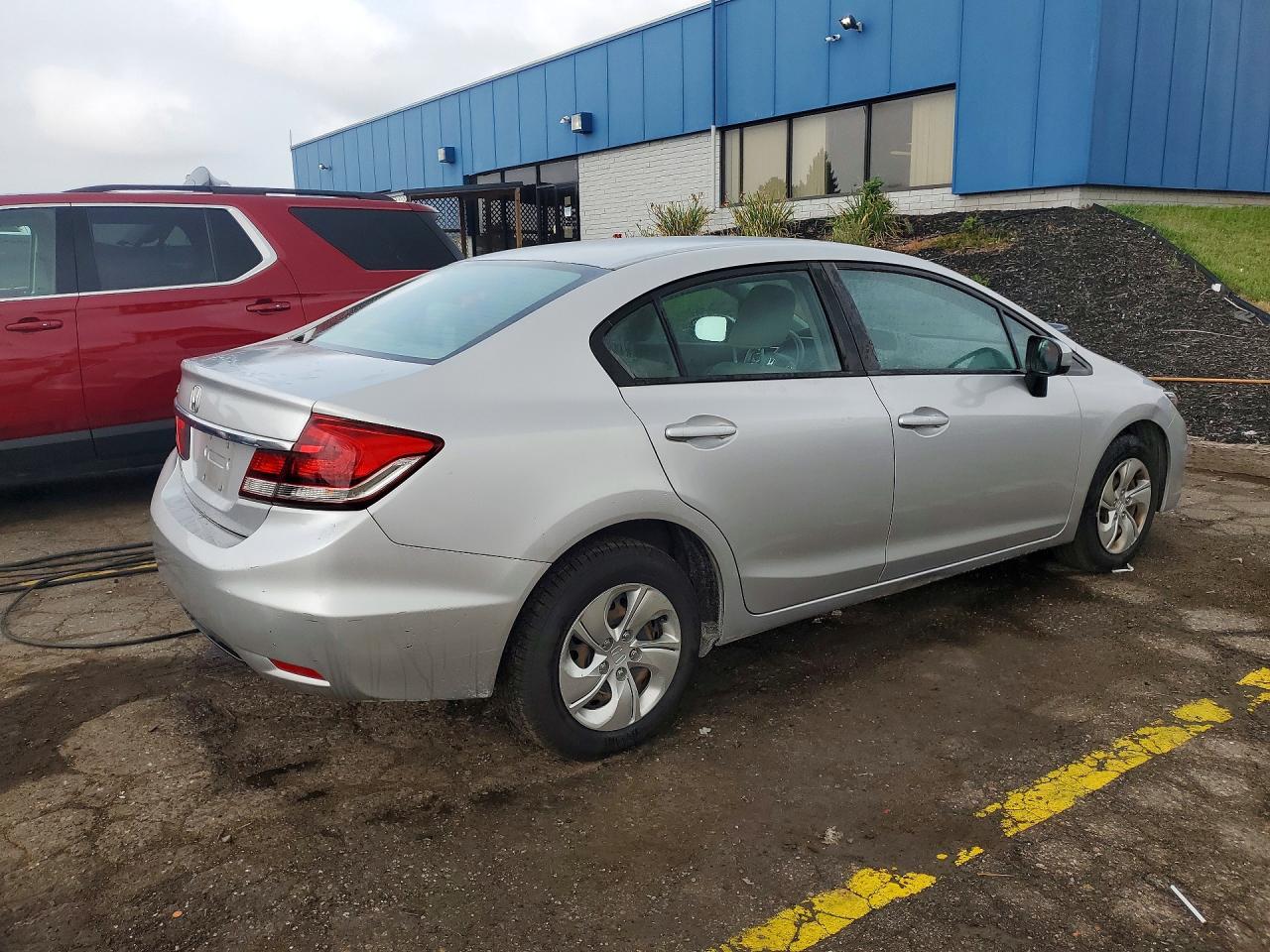 2015 Honda Civic Lx Silver vin: 19XFB2F58FE070994