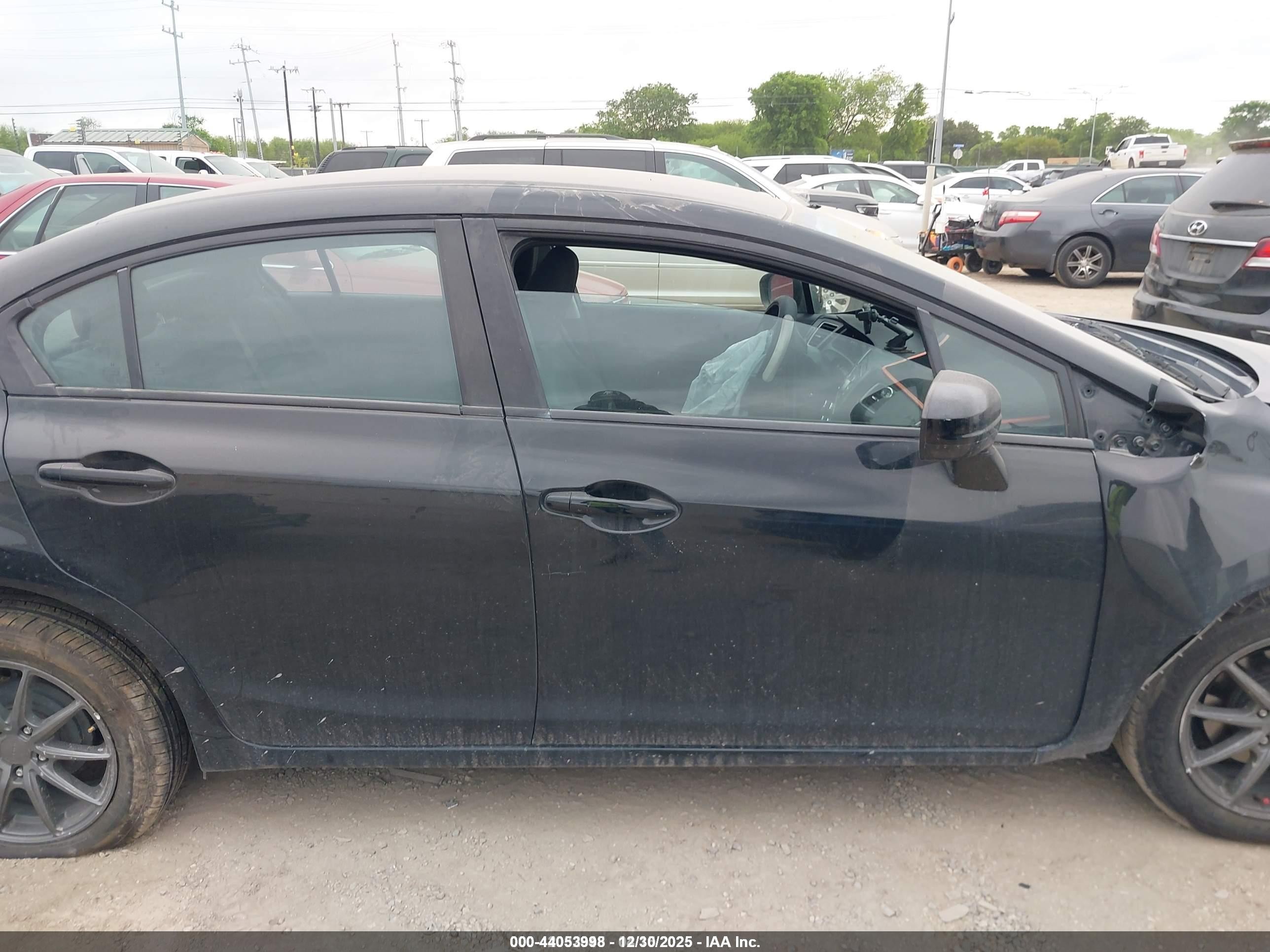 2015 Honda Civic Lx Черный vin: 19XFB2F58FE073703