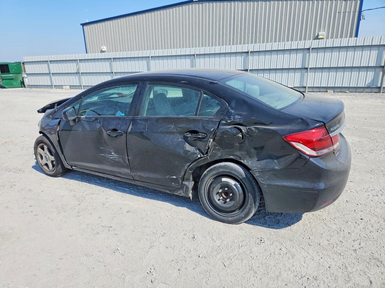 2015 Honda Civic Lx Black vin: 19XFB2F58FE079677