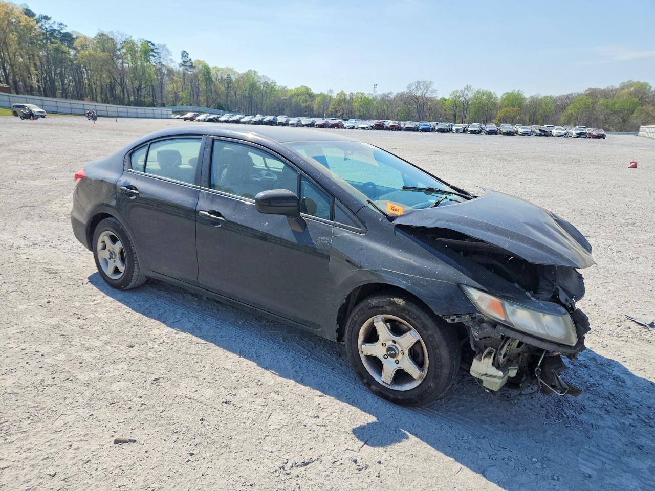 2015 Honda Civic Lx Black vin: 19XFB2F58FE079677
