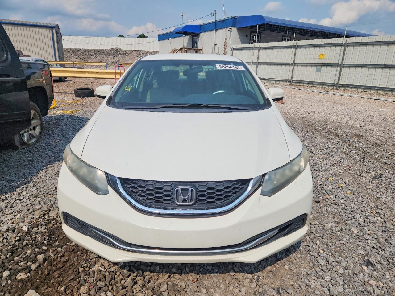 2015 Honda Civic Lx Белый vin: 19XFB2F58FE101922