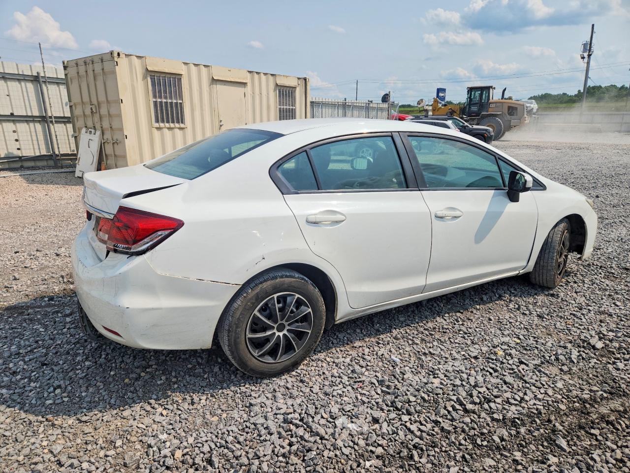 2015 Honda Civic Lx Белый vin: 19XFB2F58FE101922