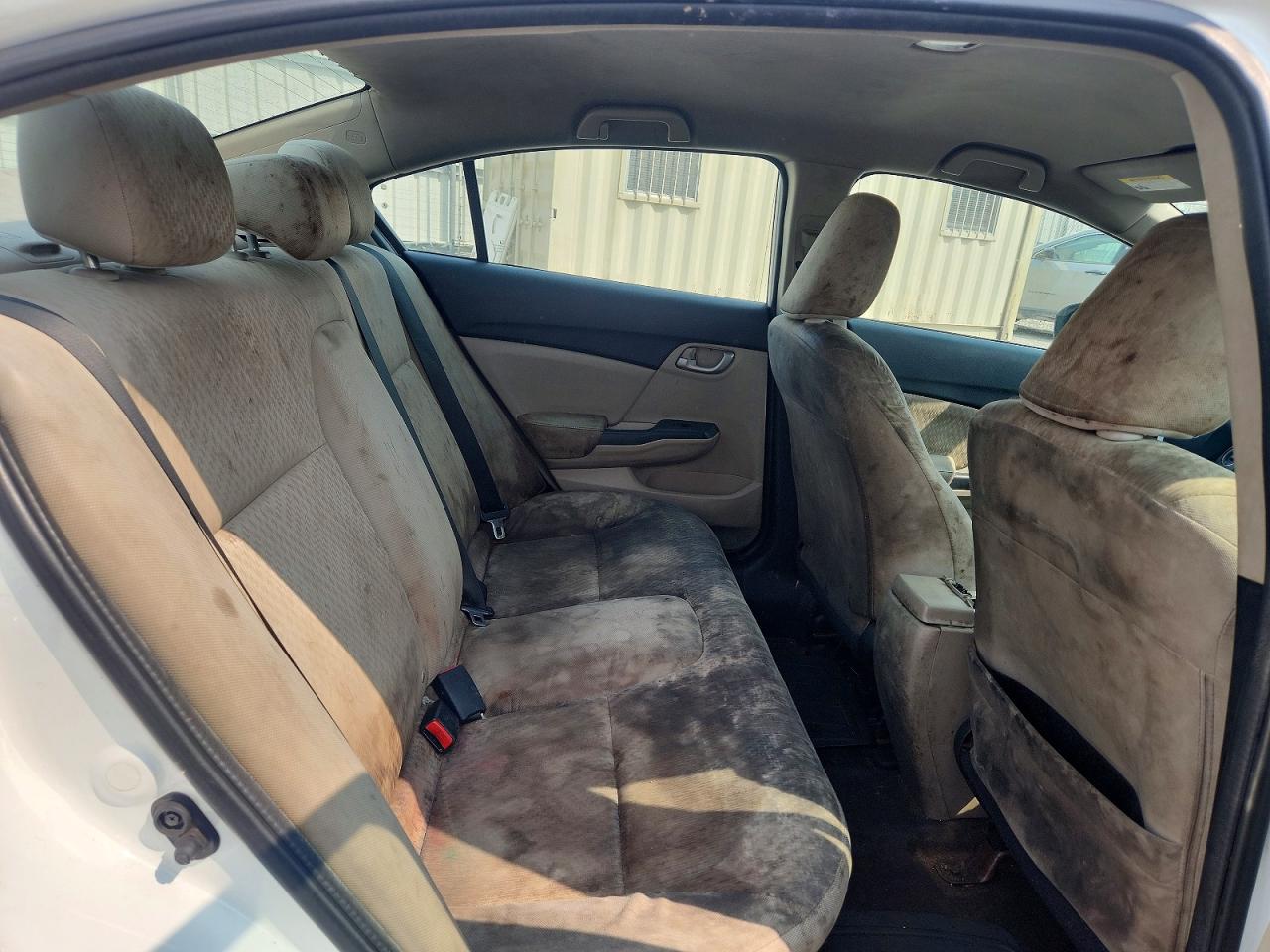 2015 Honda Civic Lx Белый vin: 19XFB2F58FE101922