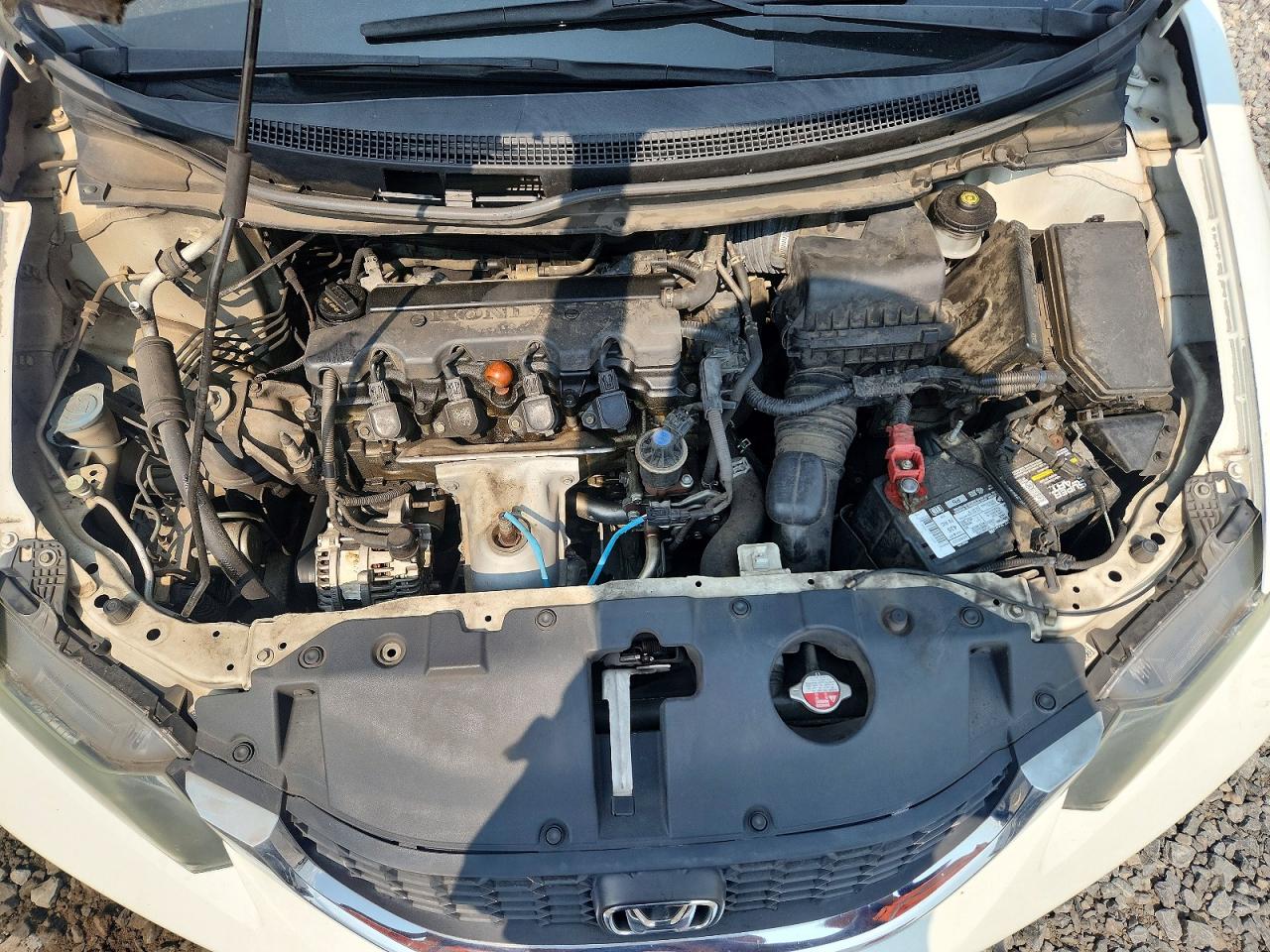 2015 Honda Civic Lx Белый vin: 19XFB2F58FE101922