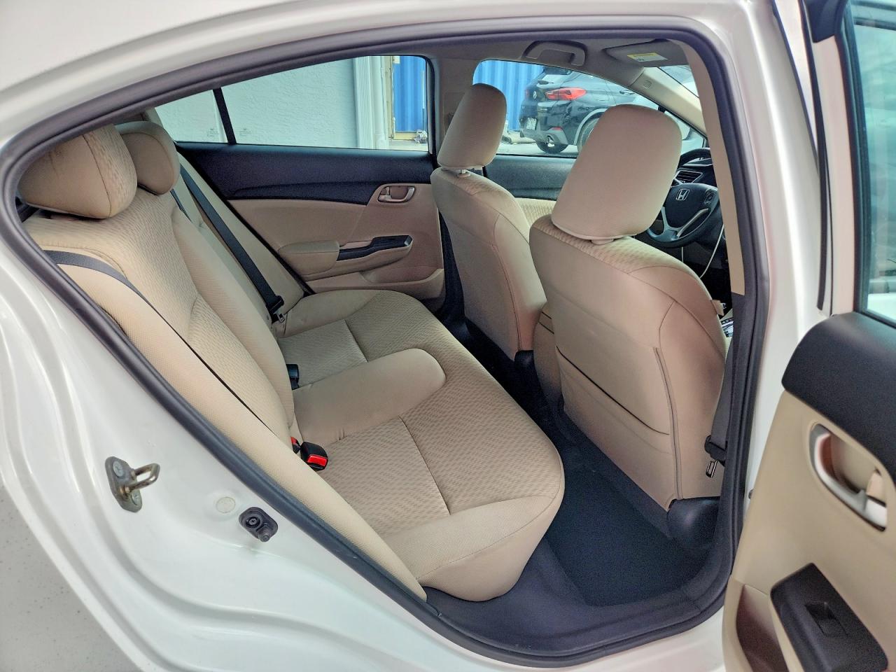 2015 Honda Civic Lx White vin: 19XFB2F58FE112211