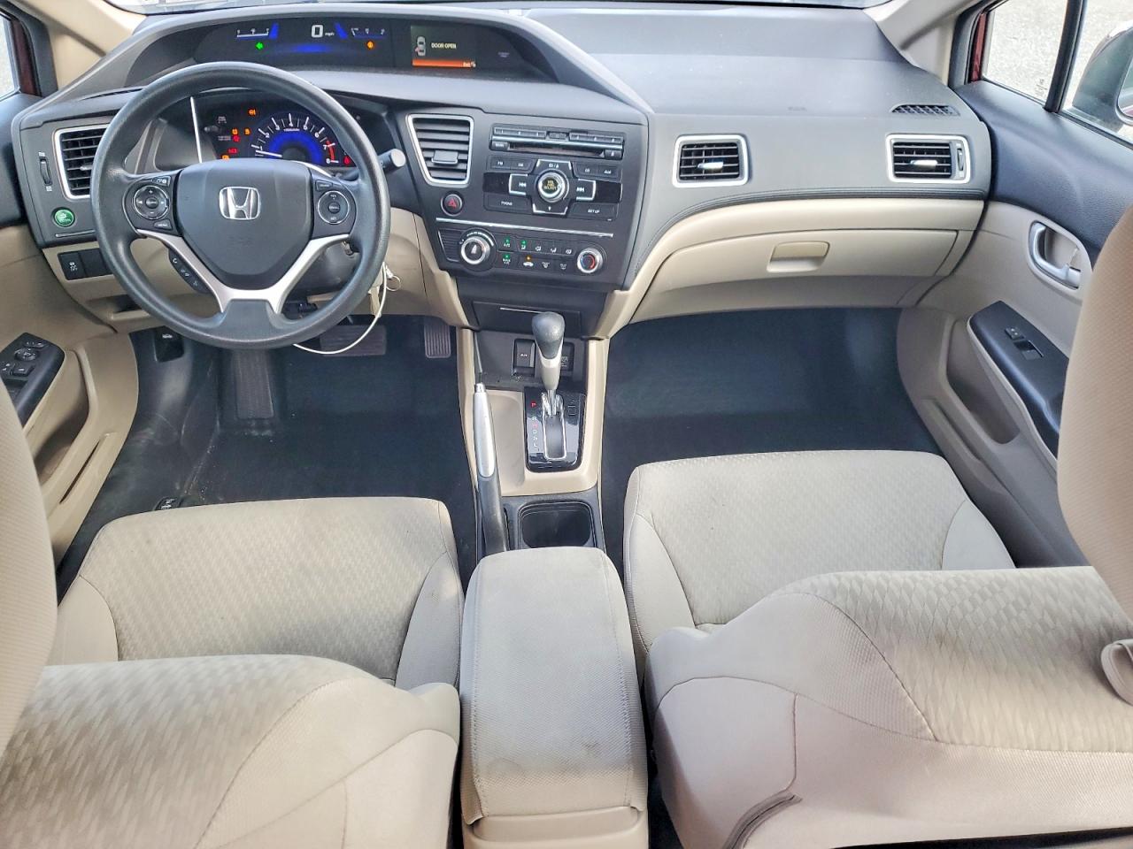 2015 Honda Civic Lx Burgundy vin: 19XFB2F58FE112760