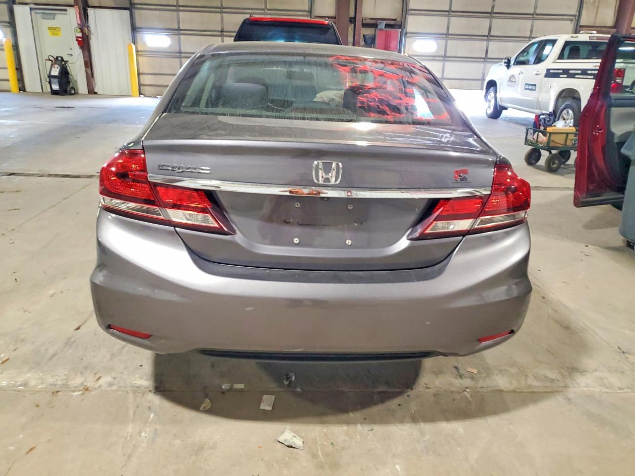 2015 Honda Civic Lx Gray vin: 19XFB2F58FE117151
