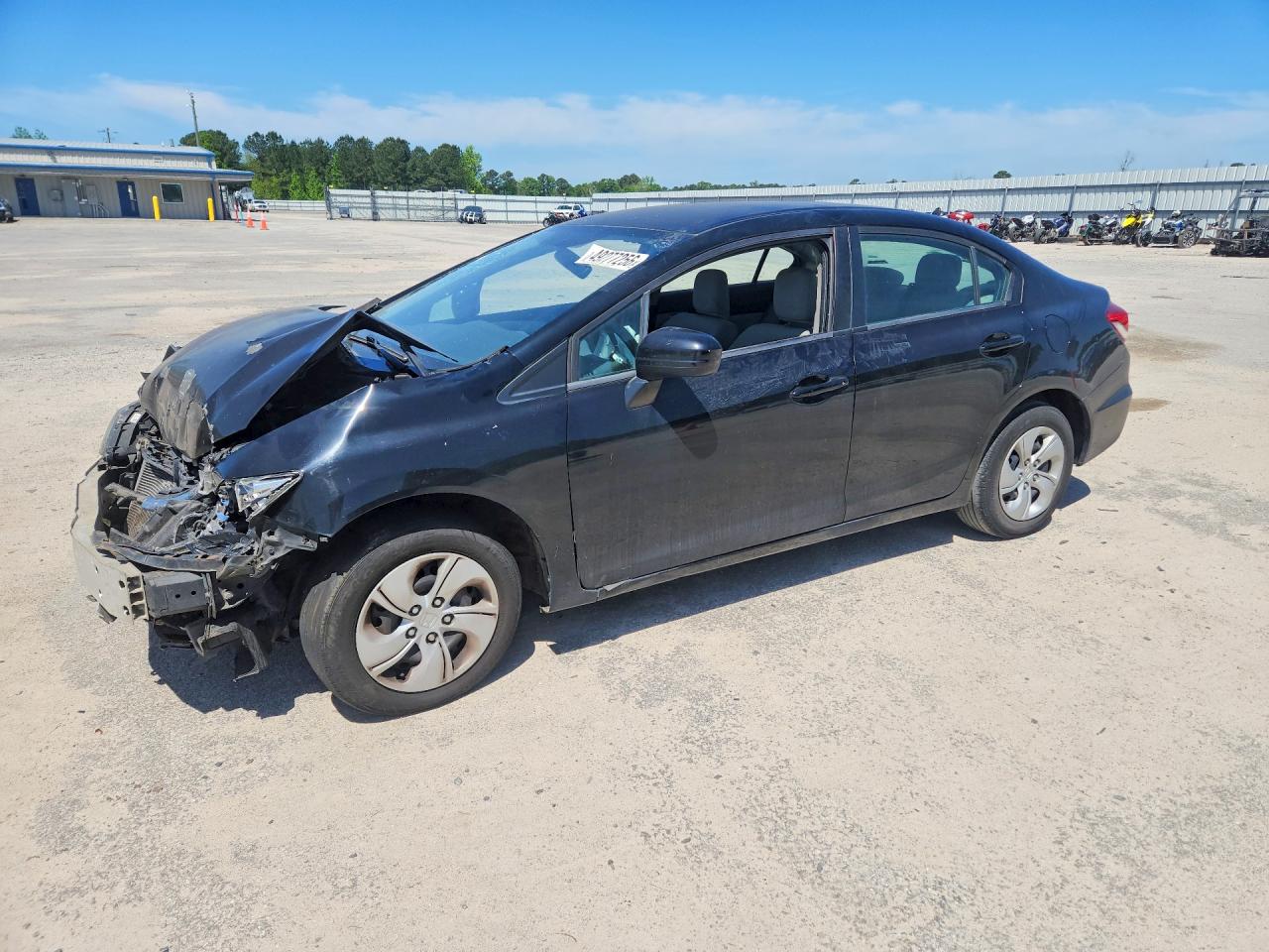 2015 Honda Civic Lx Black vin: 19XFB2F58FE121104