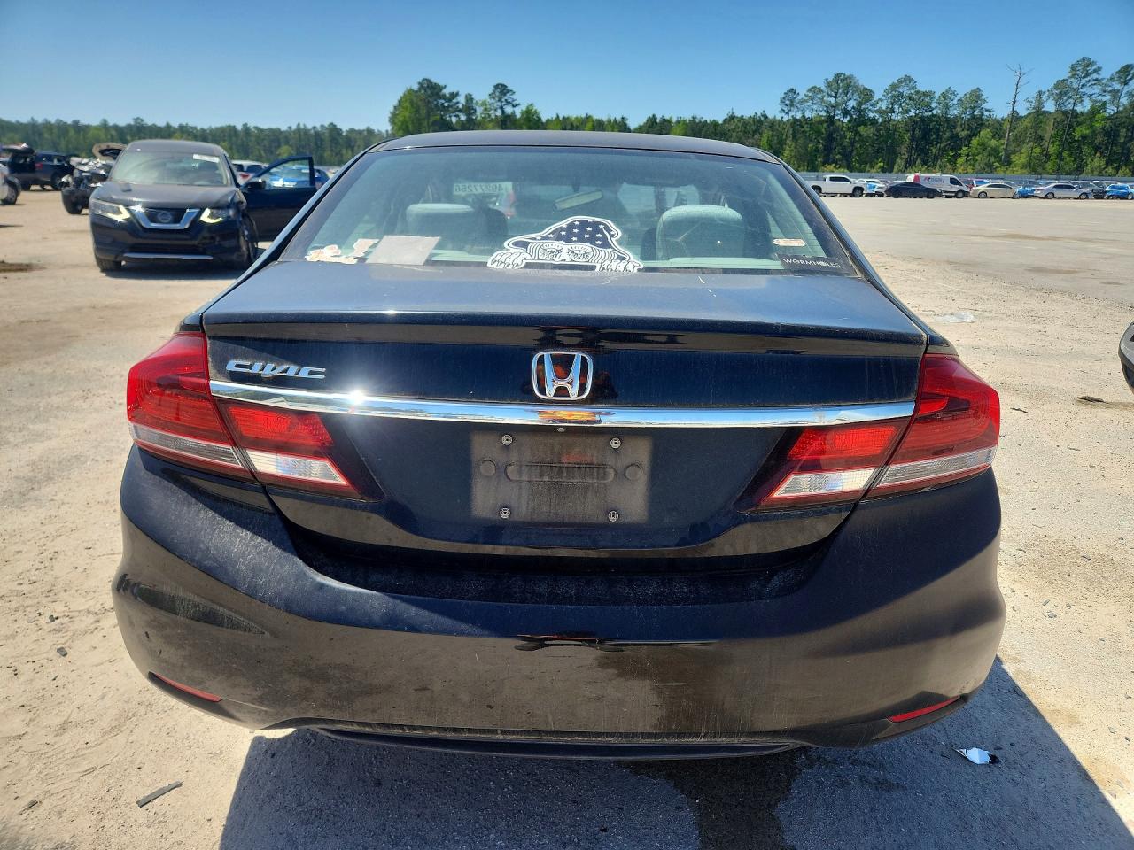 2015 Honda Civic Lx Black vin: 19XFB2F58FE121104