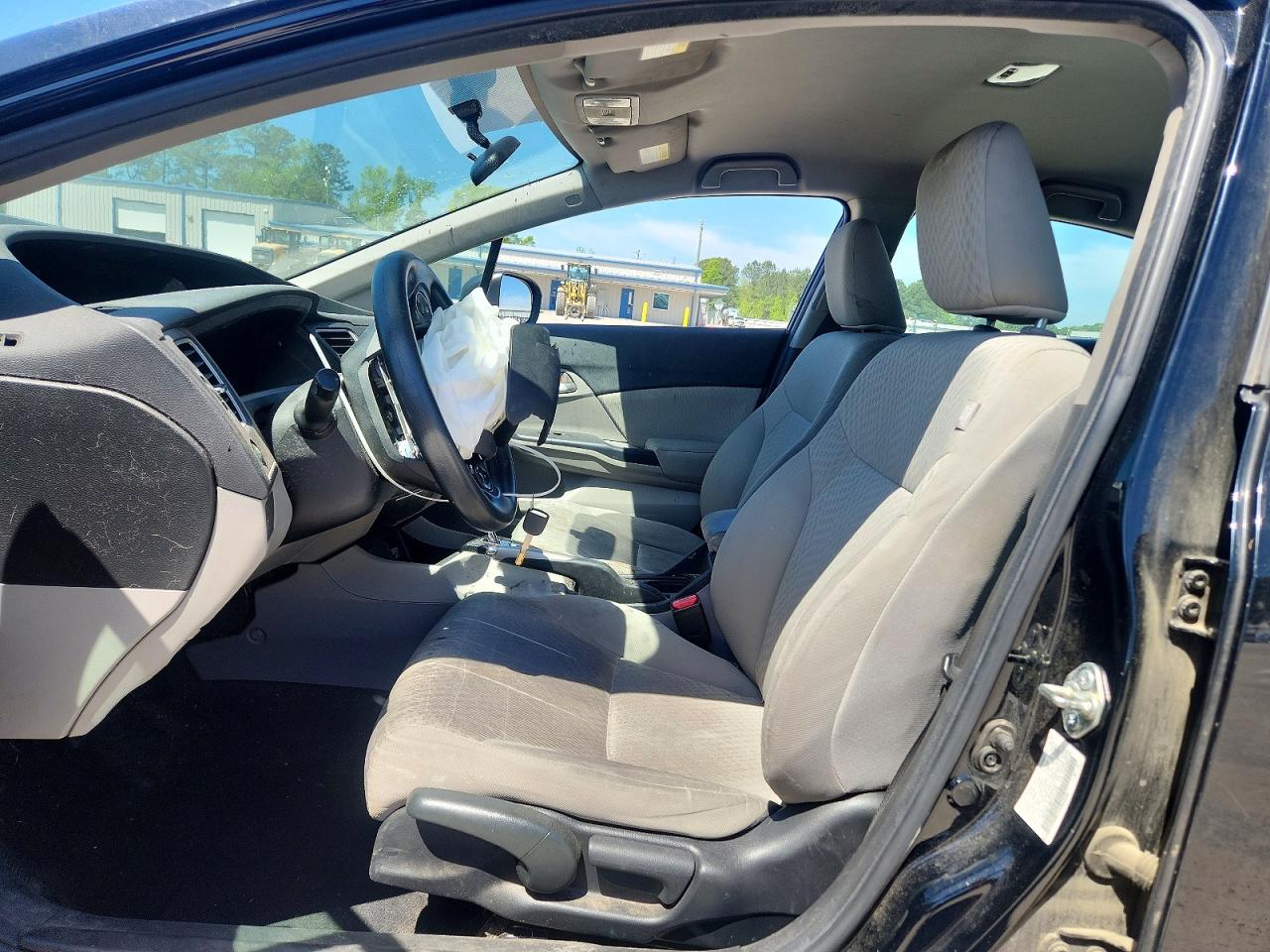 2015 Honda Civic Lx Black vin: 19XFB2F58FE121104