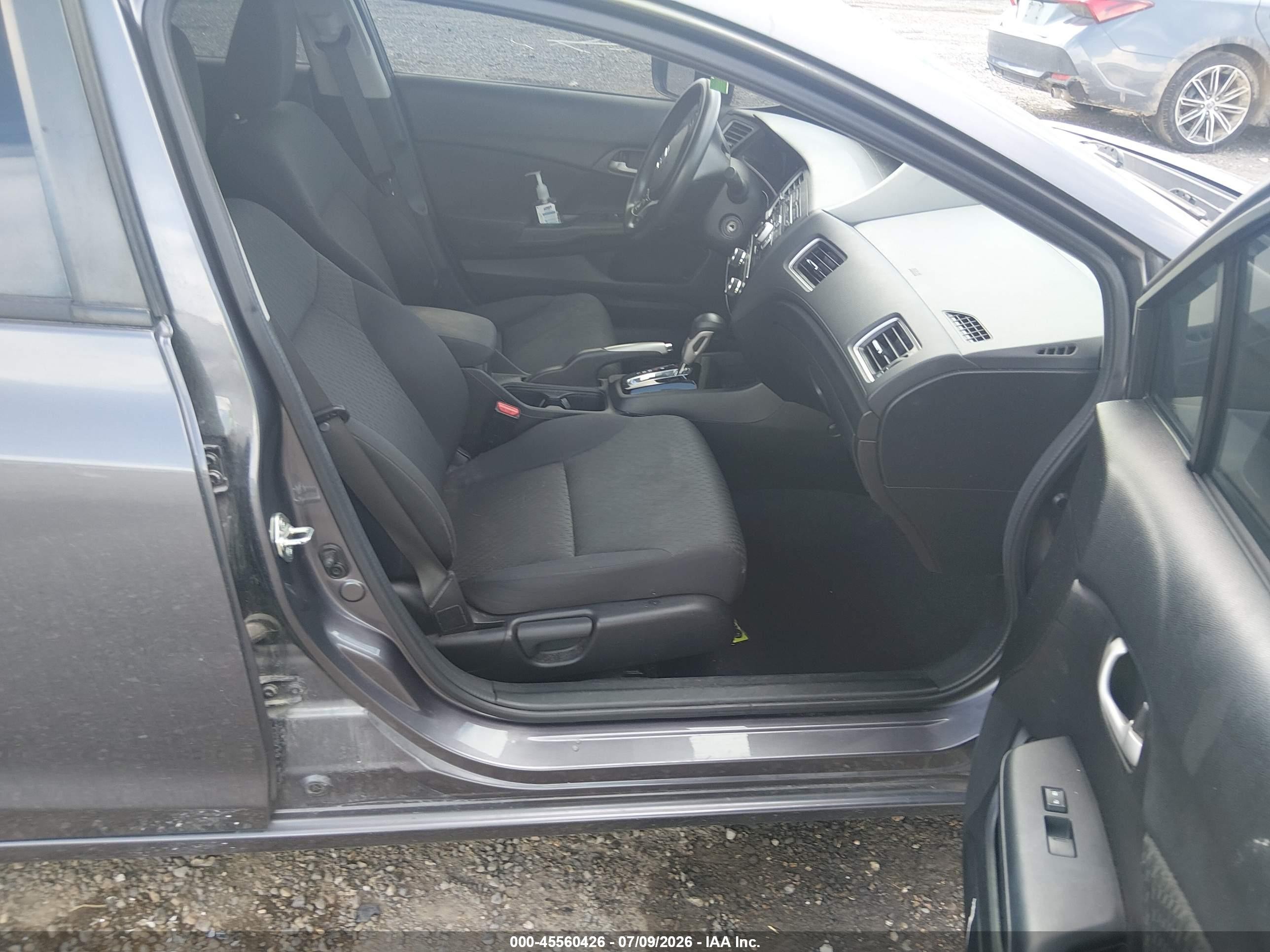 2015 Honda Civic Lx Gray vin: 19XFB2F58FE221784
