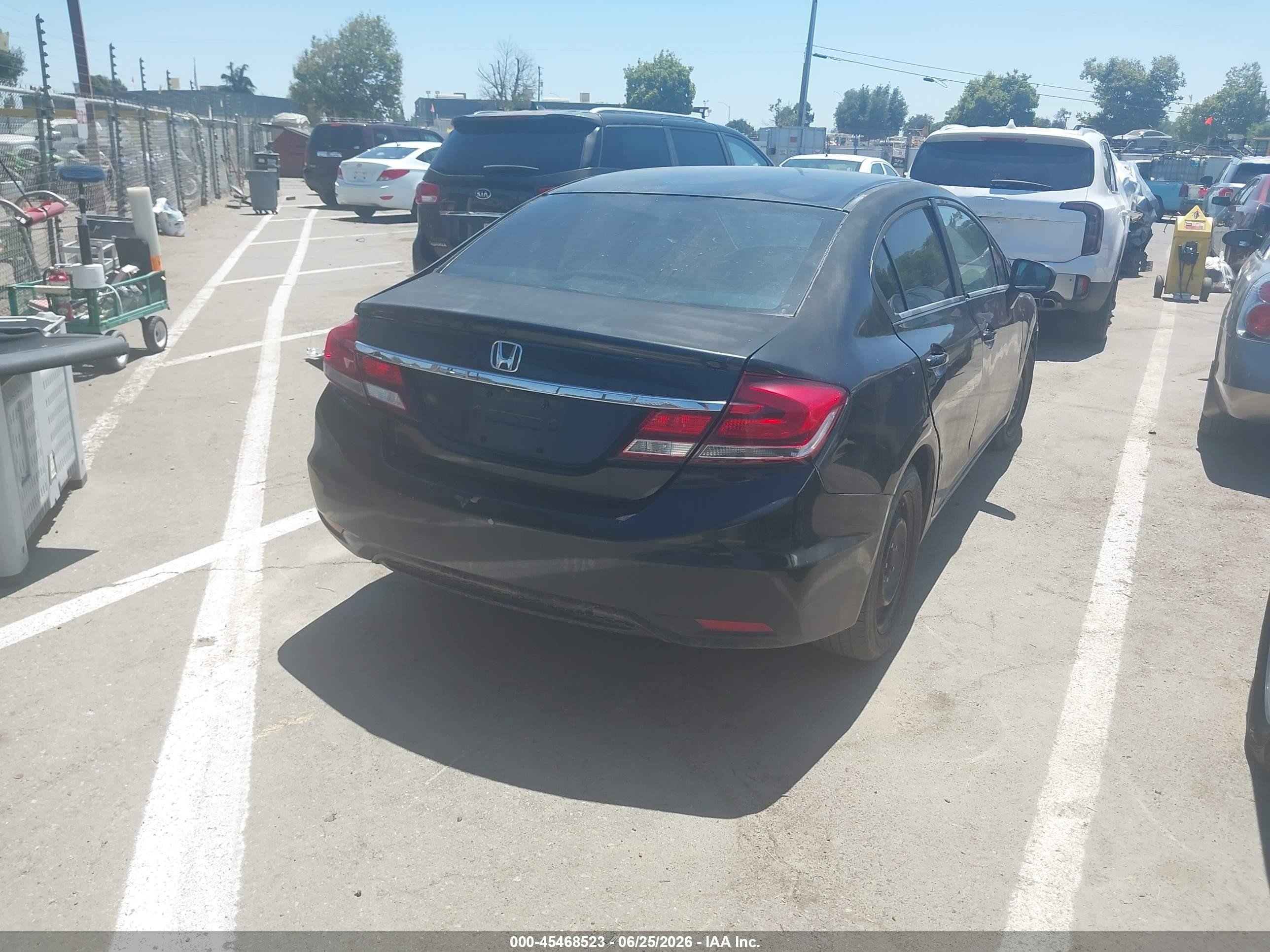 2015 Honda Civic Lx Черный vin: 19XFB2F58FE236494